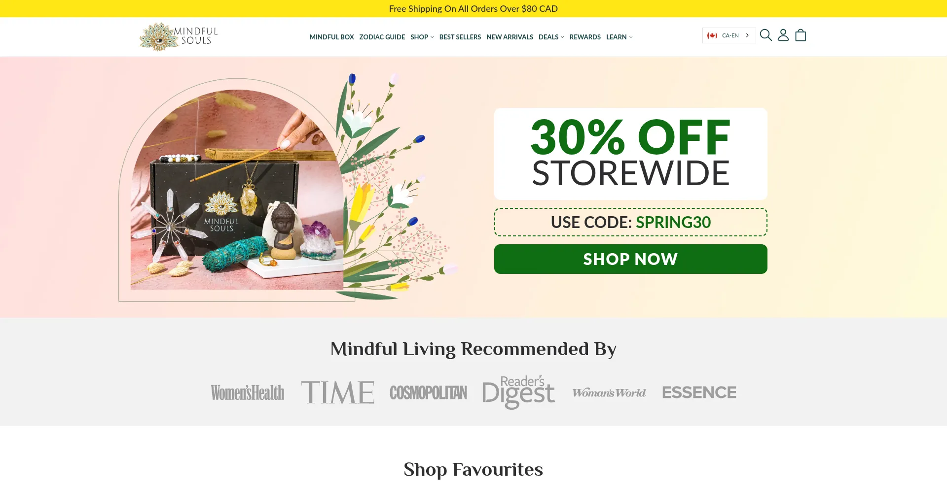 Website screenshot of Ca.mindfulsouls.com