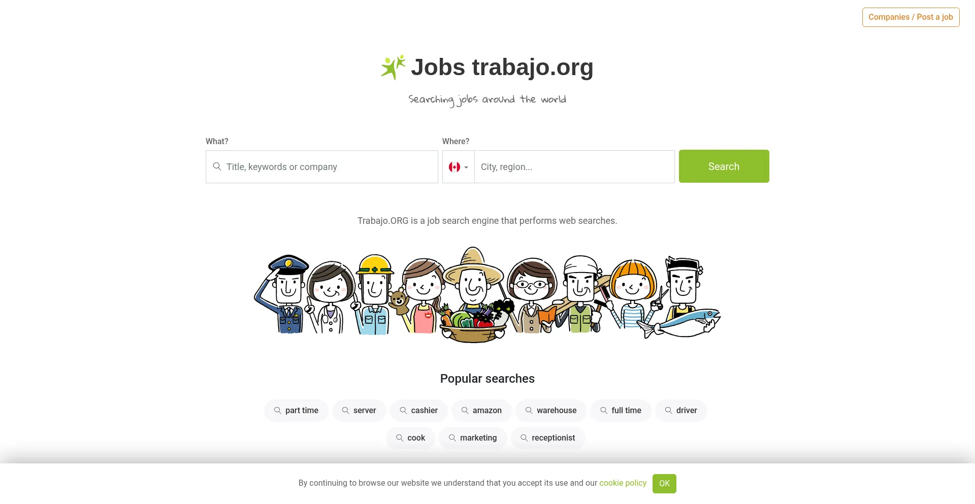 Ca.trabajo.org Screenshot