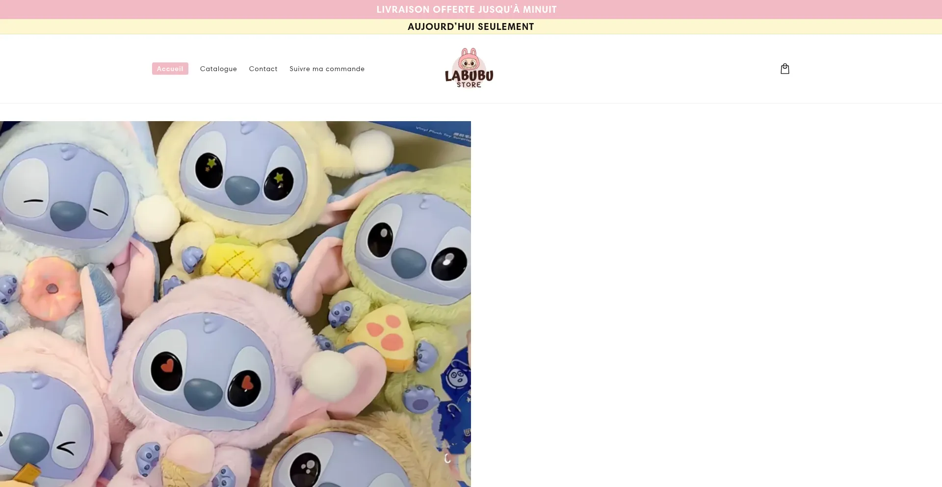 Website screenshot of Ca-labubu.com