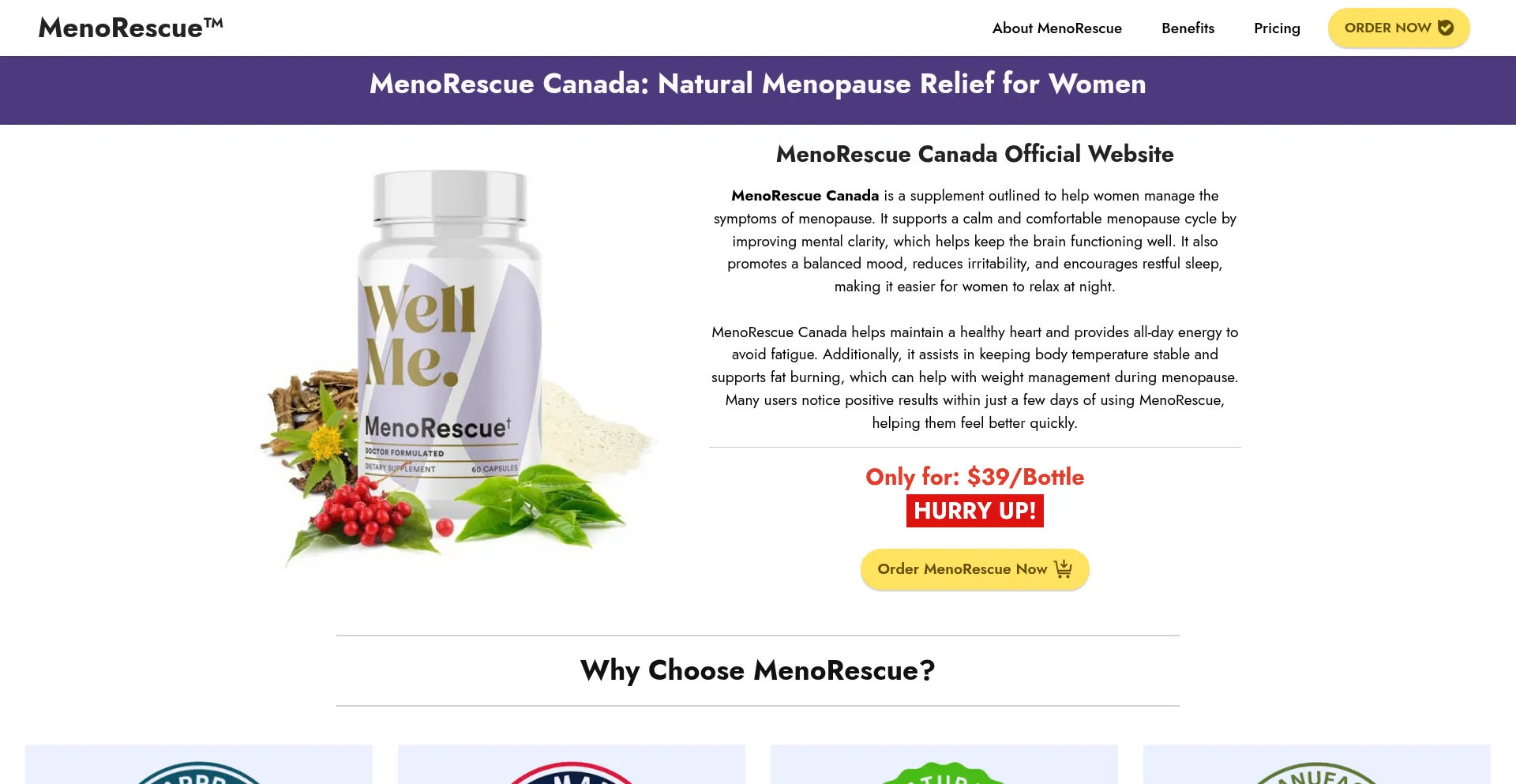 Website screenshot of Ca-menorescue.com