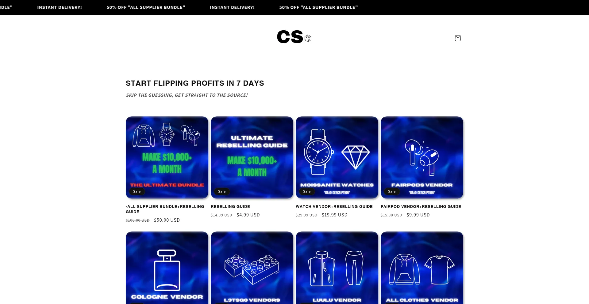 Website screenshot of Cabsells.com