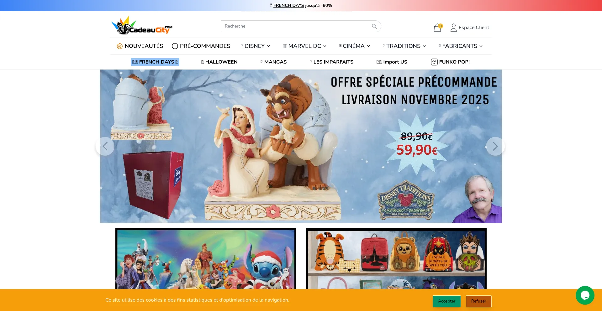 Cadeaucity.com Screenshot