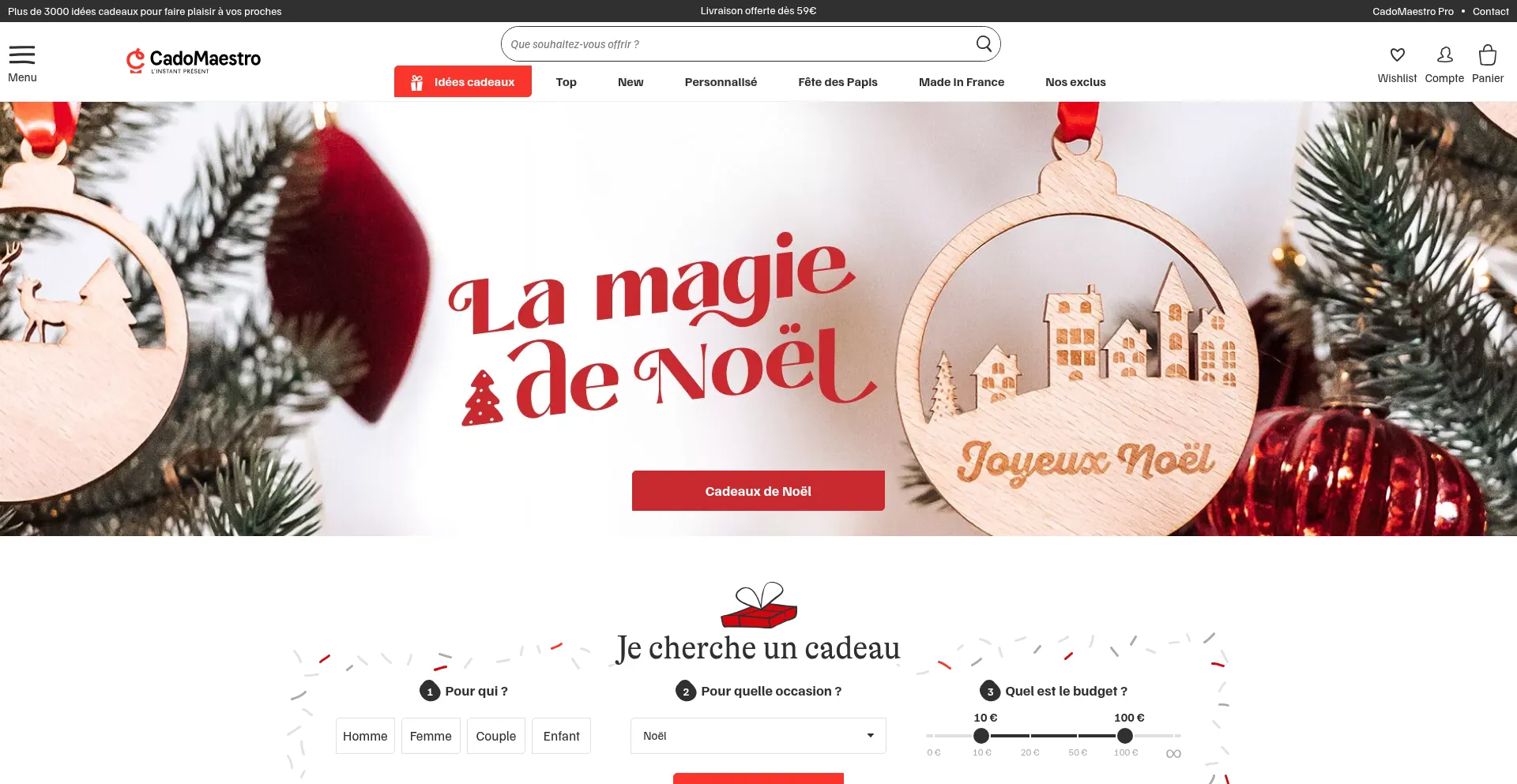 Website screenshot of Cadomaestro.net