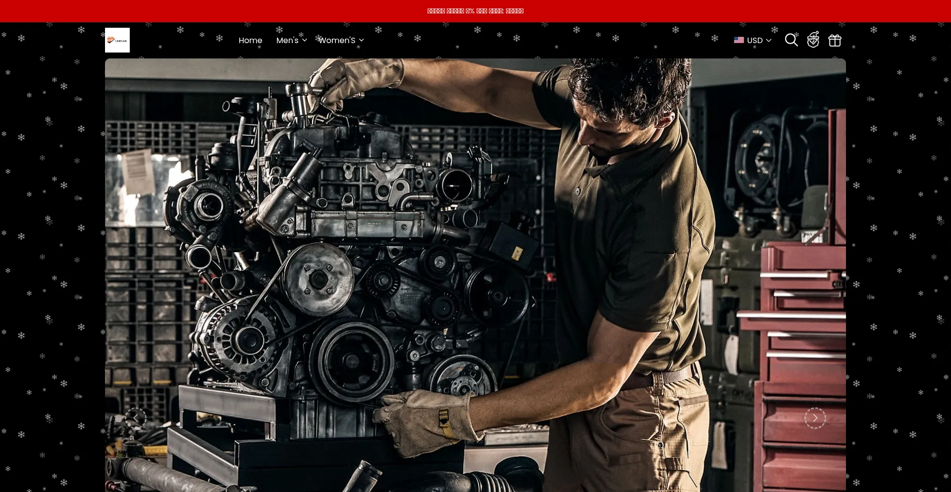 Website screenshot of Cairnam.com