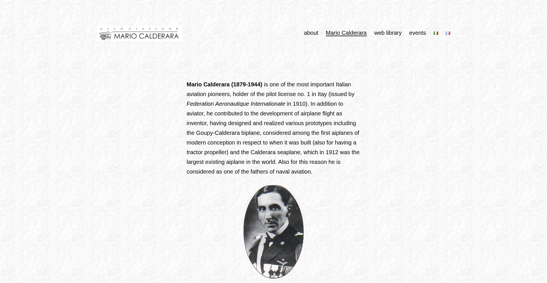 Calderara.com Screenshot