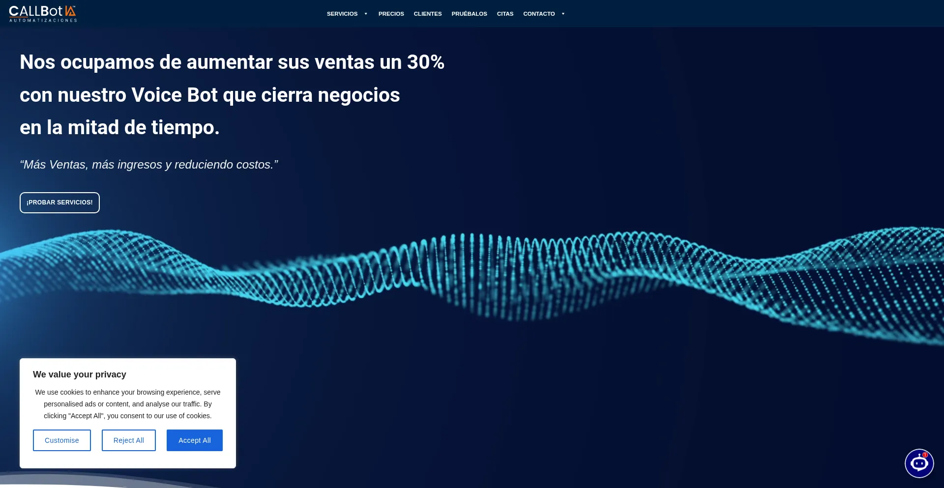 Callbotia.com Screenshot