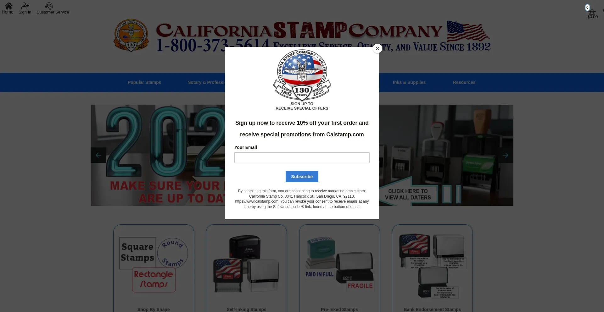 Calstamp.com