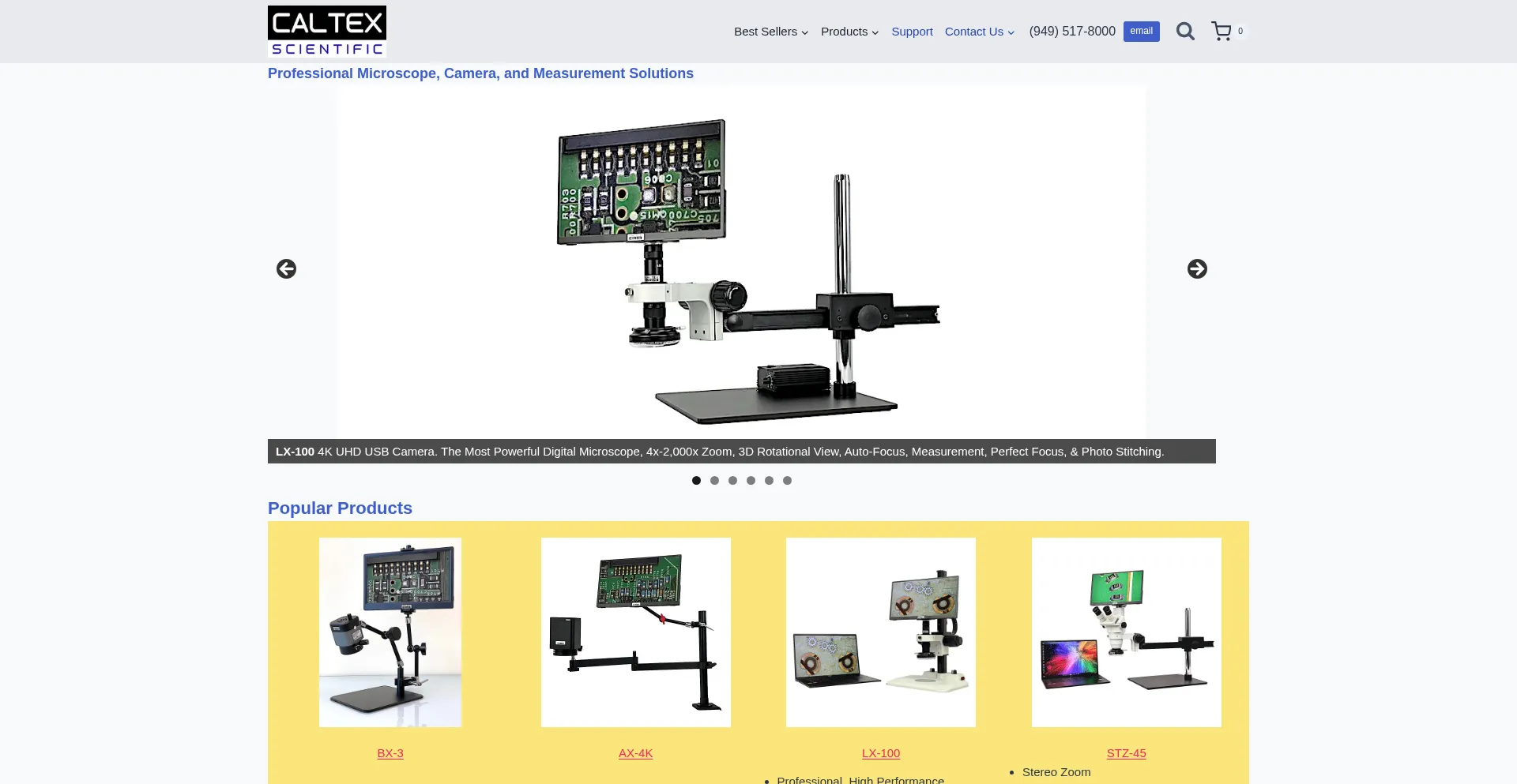 Caltexscientific.com Screenshot