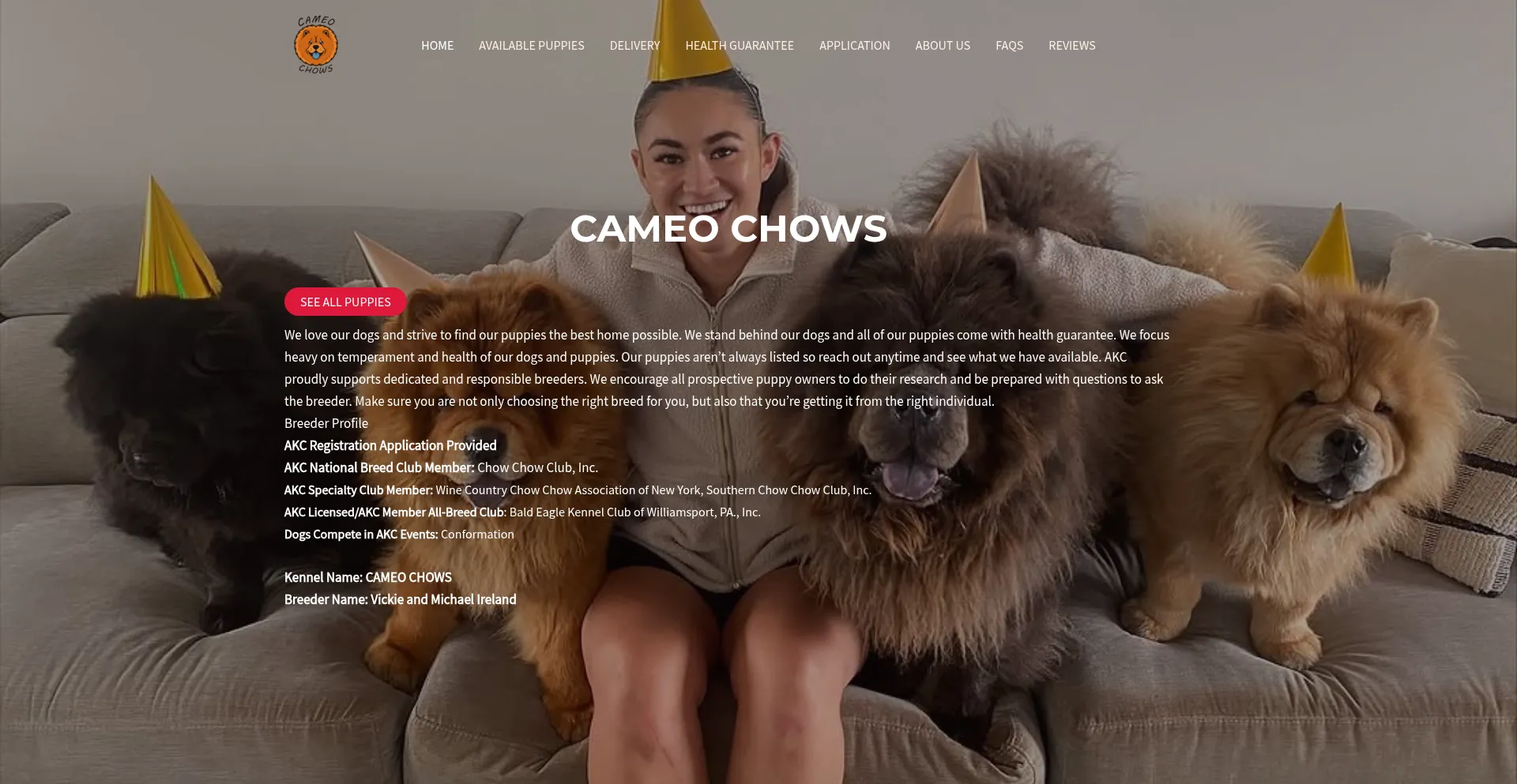 Cameochows.us