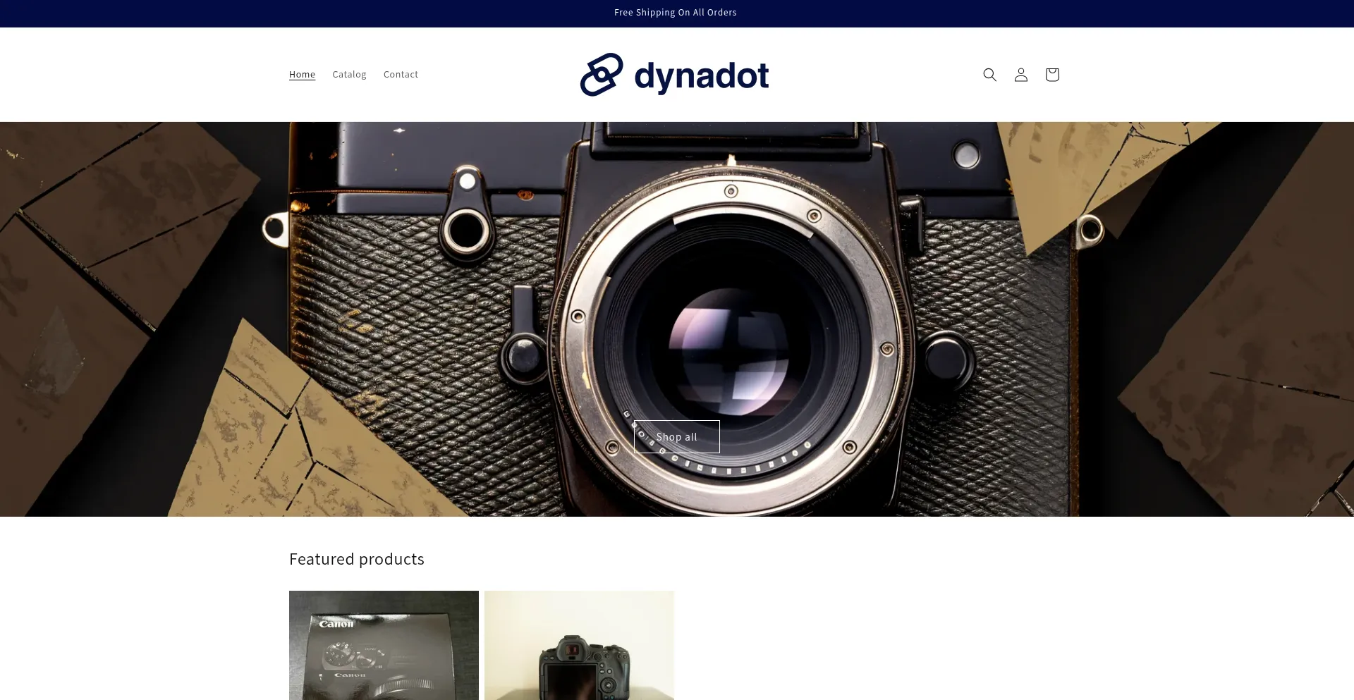 Website screenshot of Cameramarketpalce.com