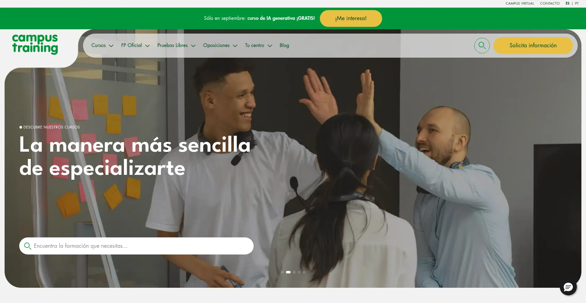 Campustraining.es Screenshot