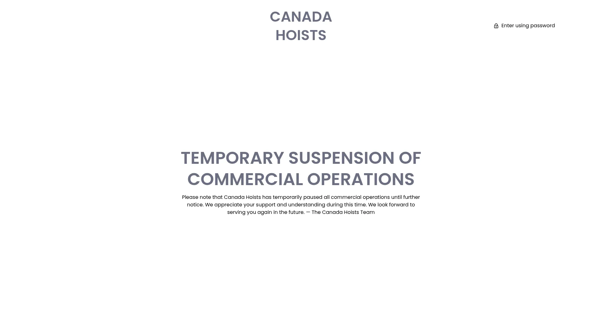 Canadahoists.com
