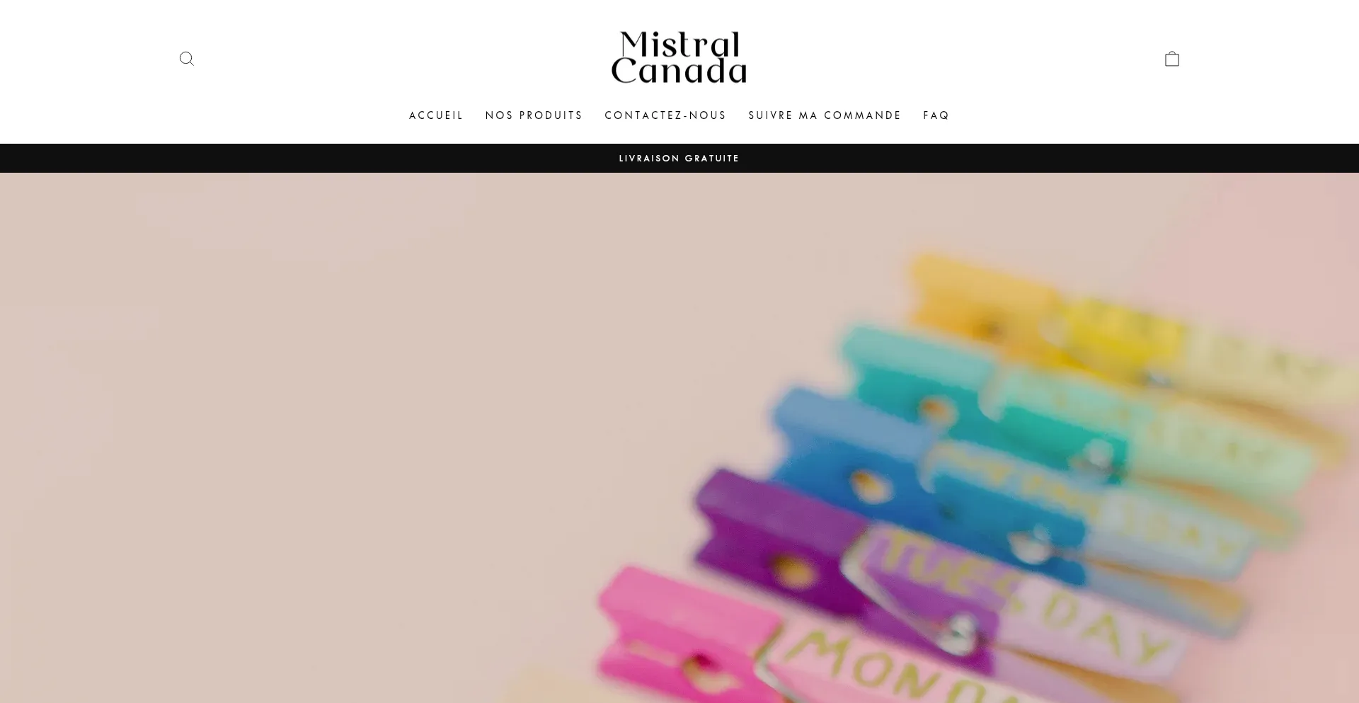 Website screenshot of Canadamistral.com