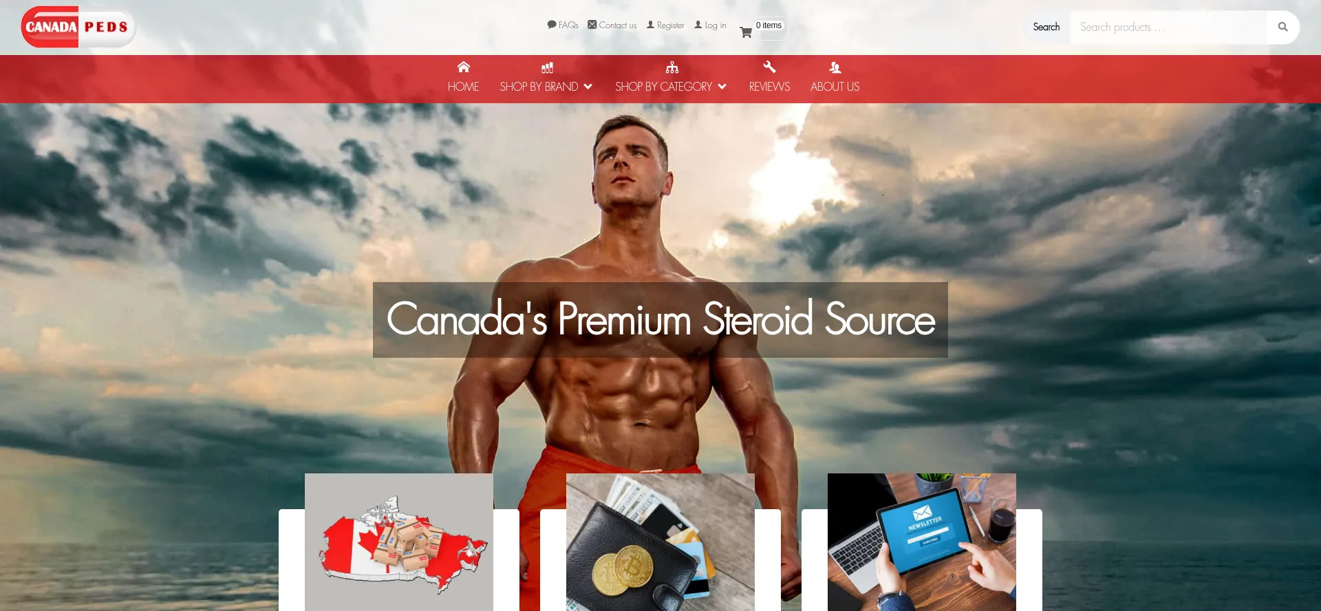 Website screenshot of Canadapeds.is