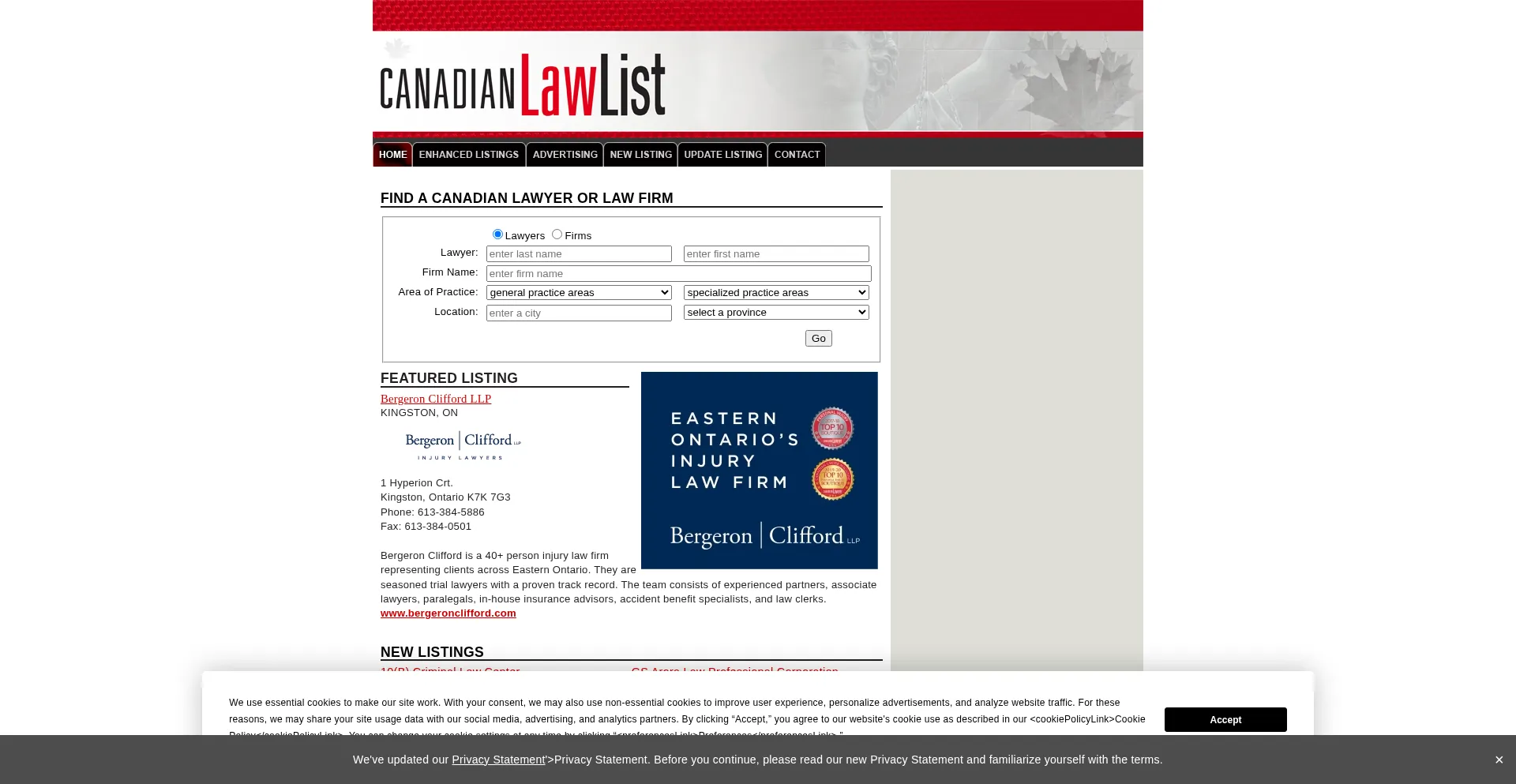 Canadianlawlist.com