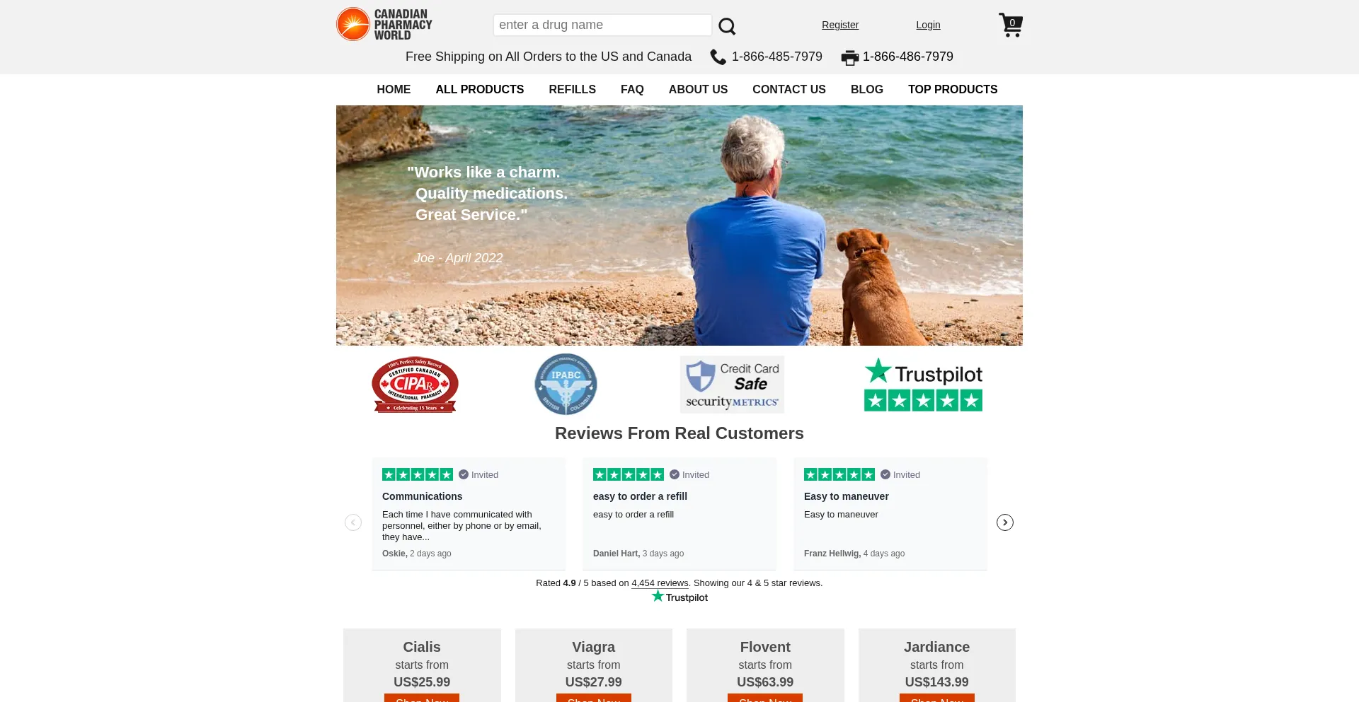 Is Canadianpharmacyworld.com Safe?