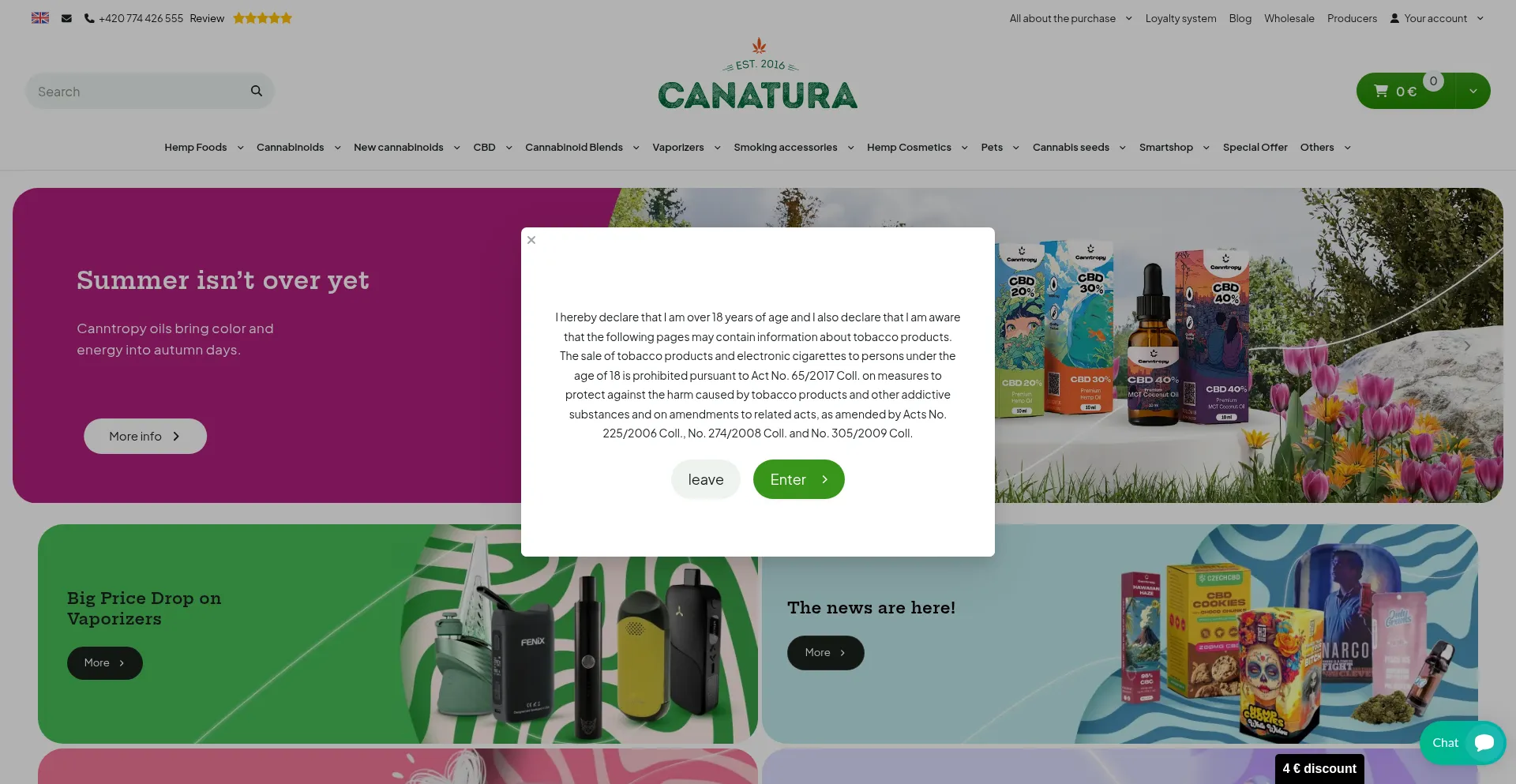 Canatura.com Screenshot