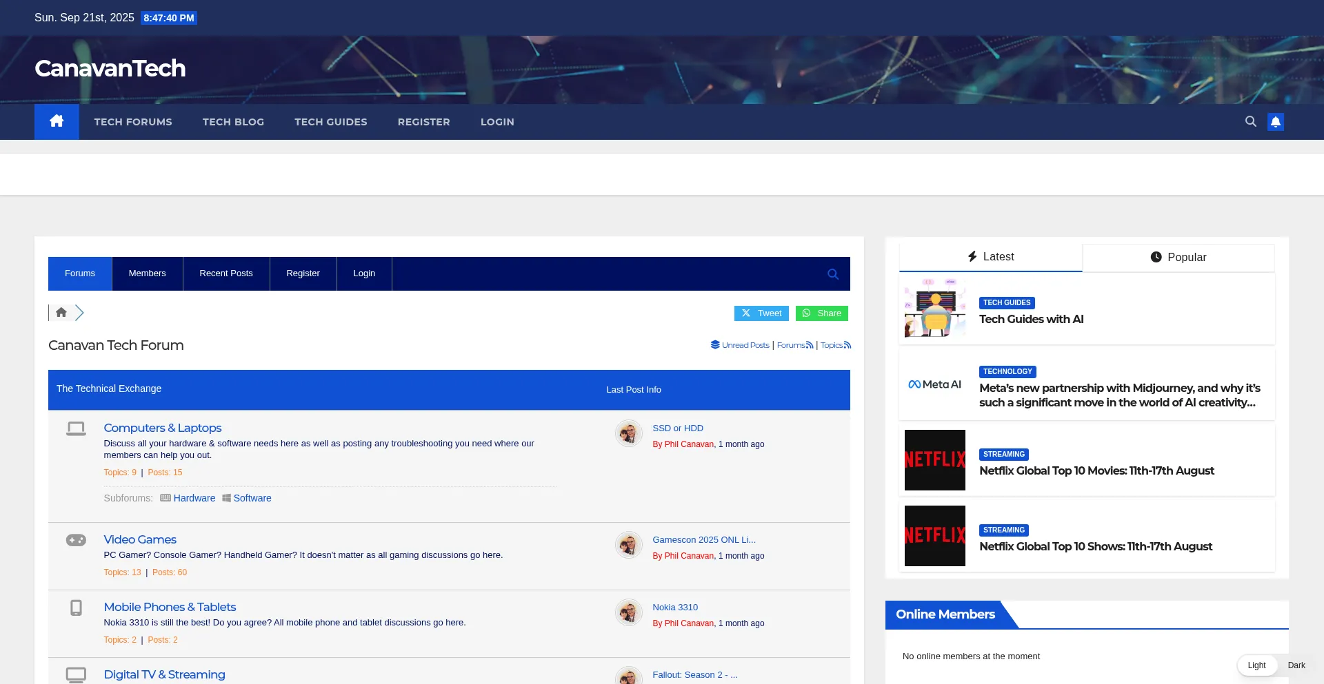 Canavantech.co.uk Screenshot