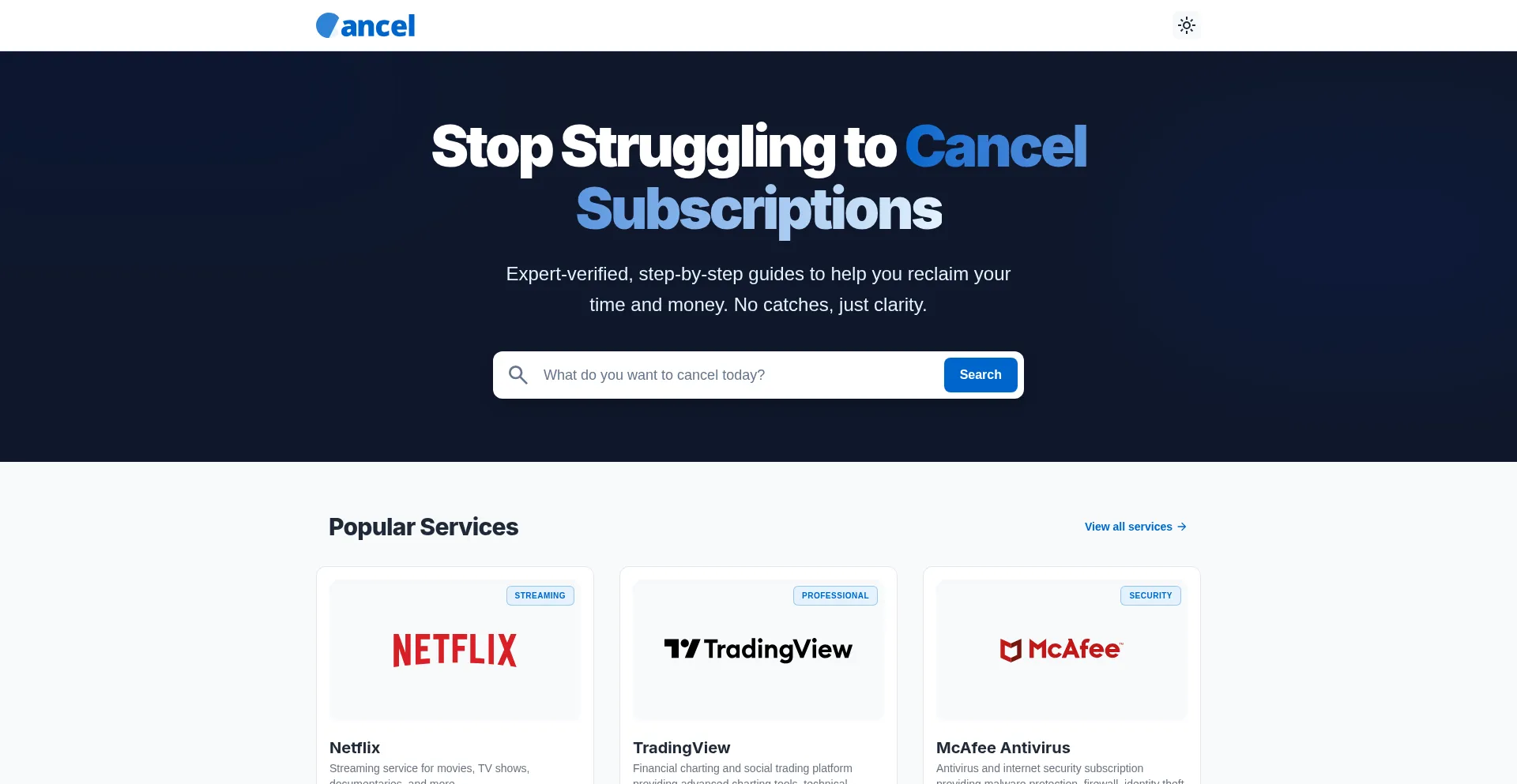 Cancelmanual.com