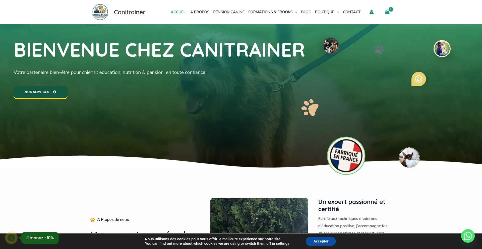 Is Canitrainer38.fr Safe?