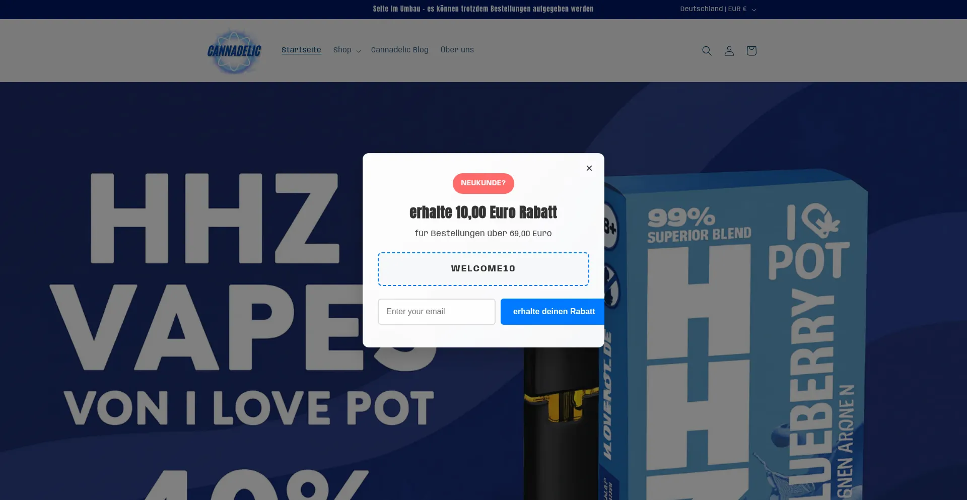 Cannadelic.de Screenshot