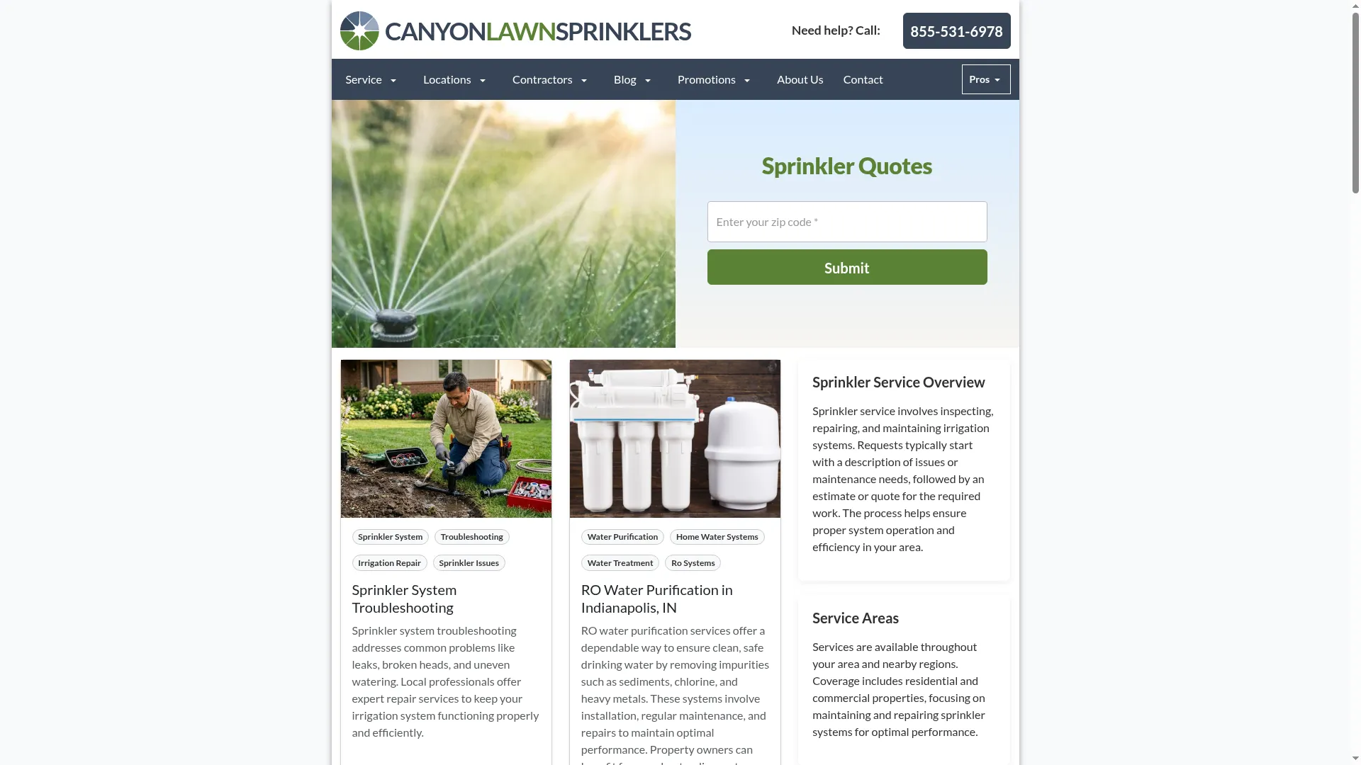 Canyonlawnsprinklers.com