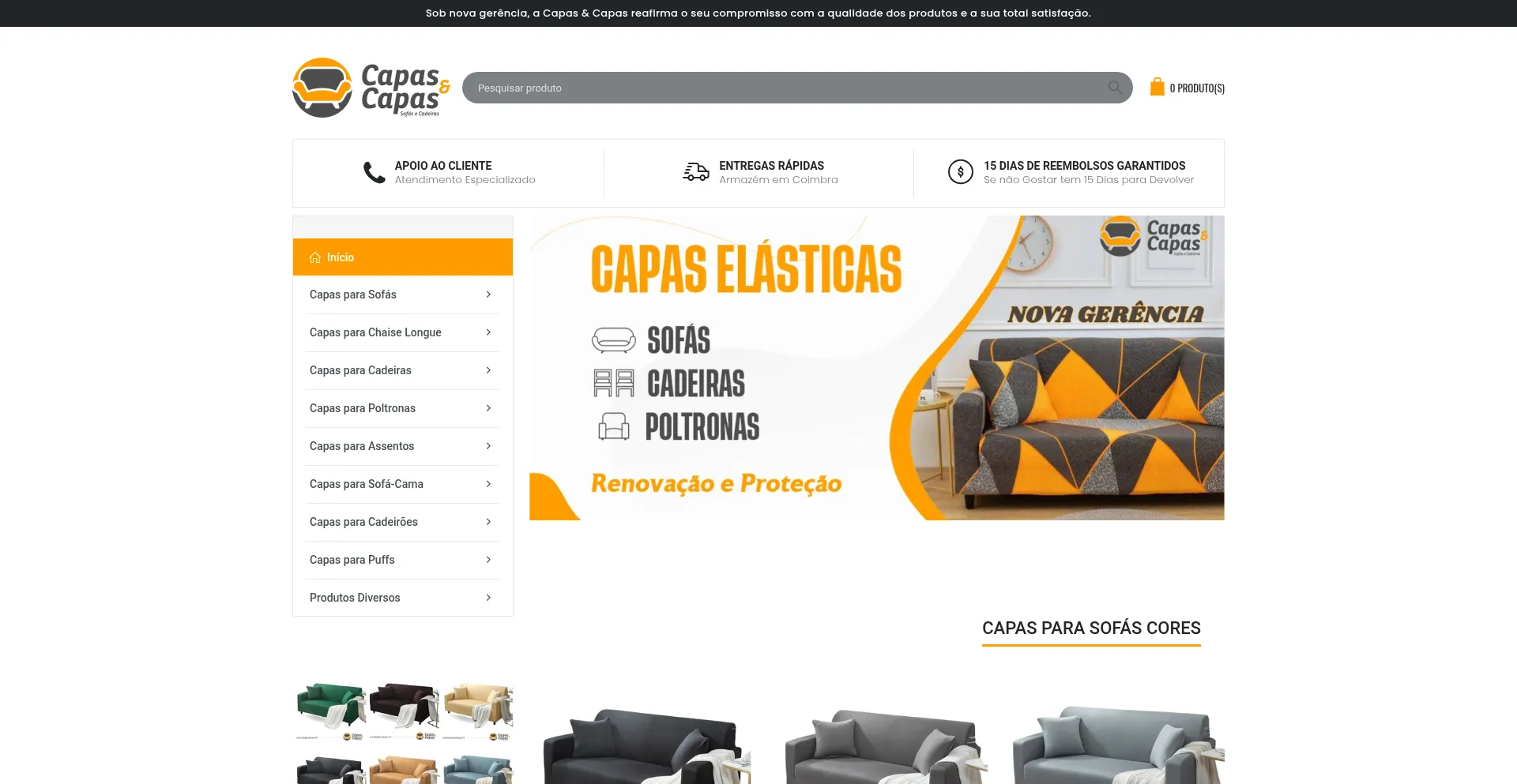Capasecapas.pt Screenshot