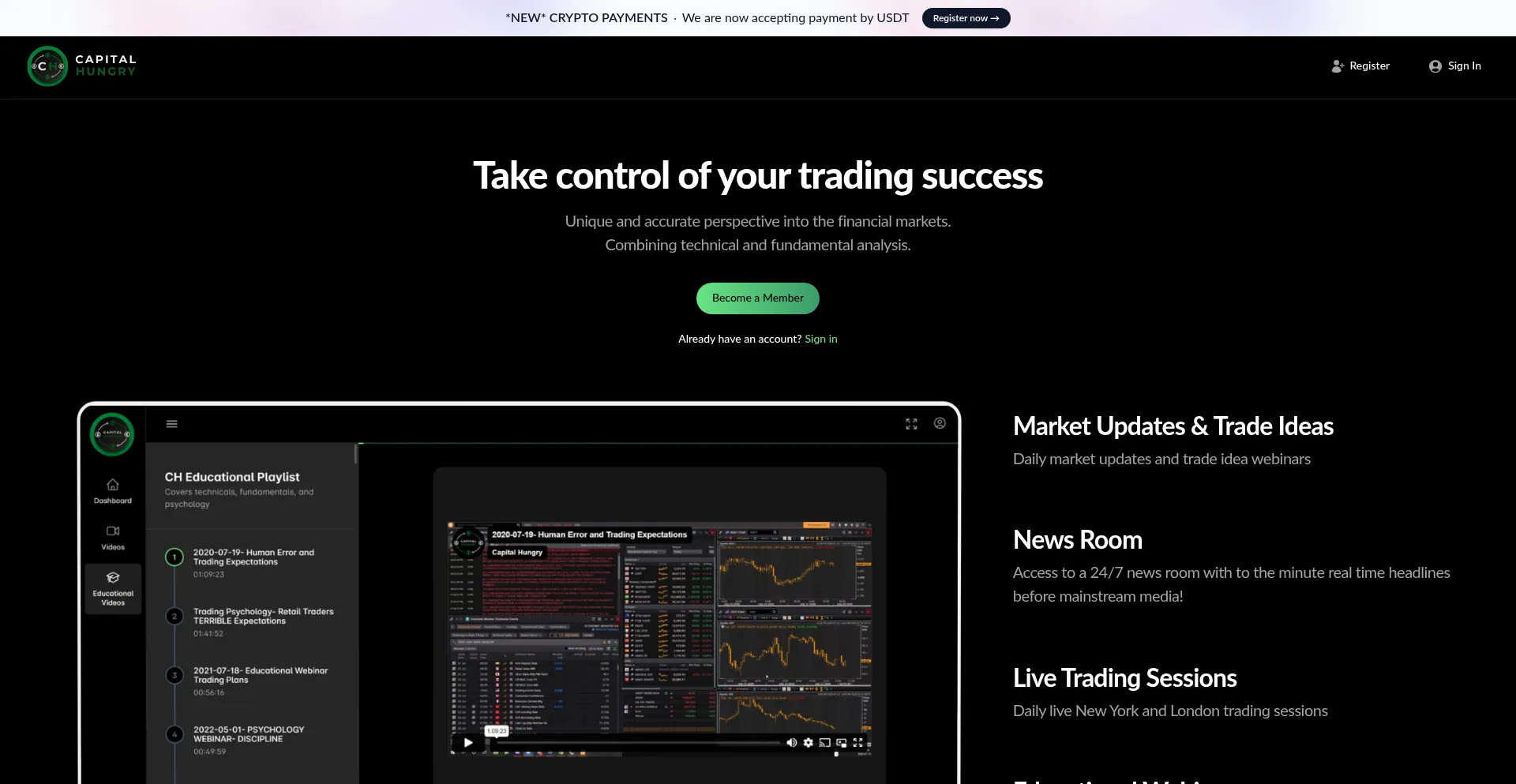 Capitalhungry.com Screenshot