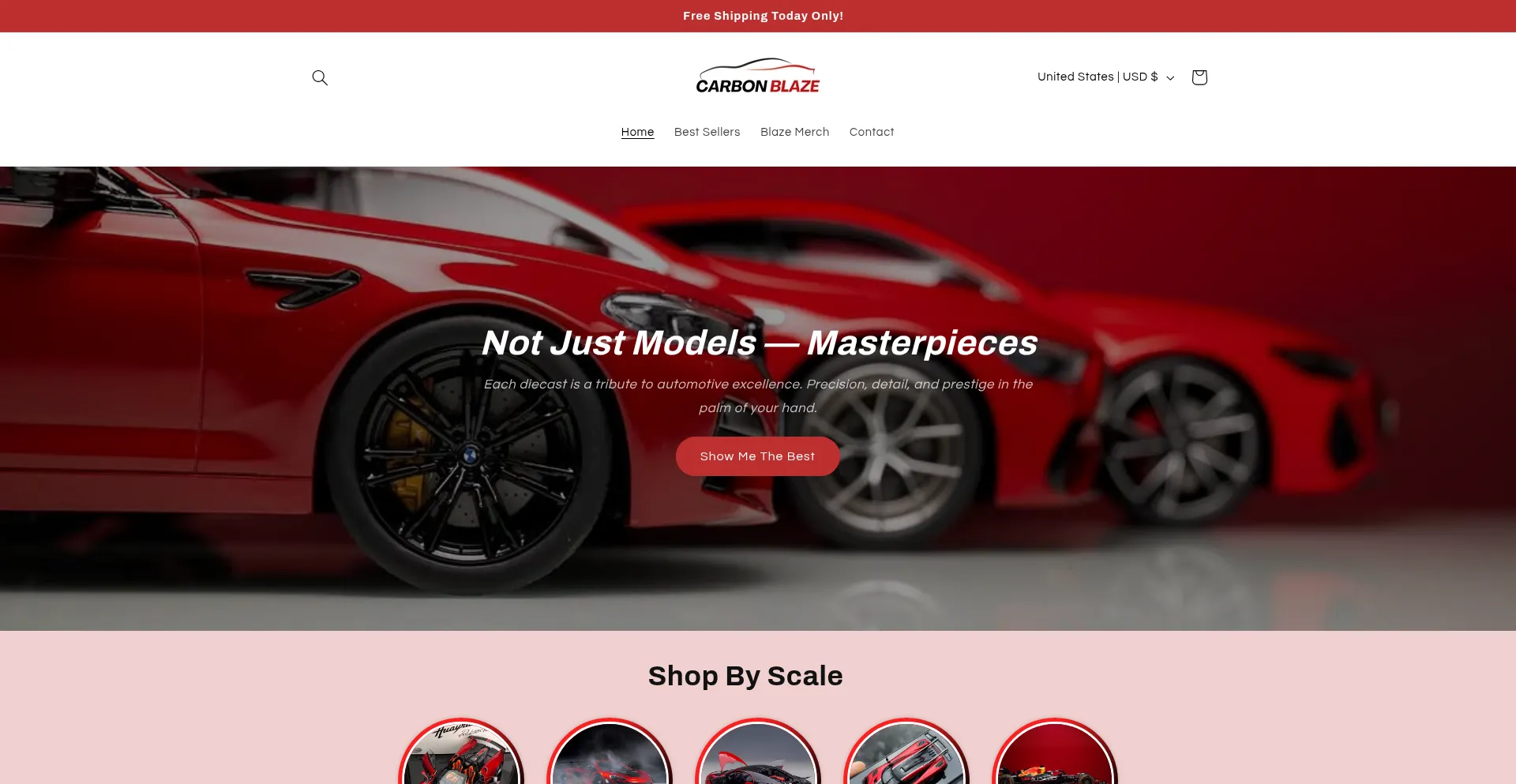 Carbonblaze.shop Screenshot