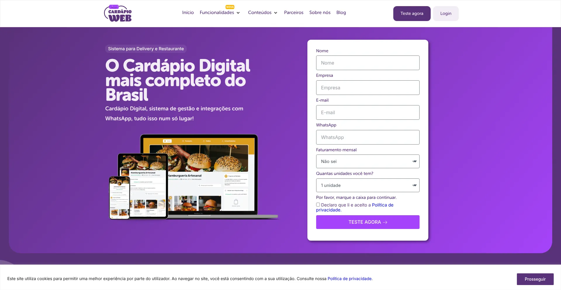 Is Cardapioweb.com Safe?
