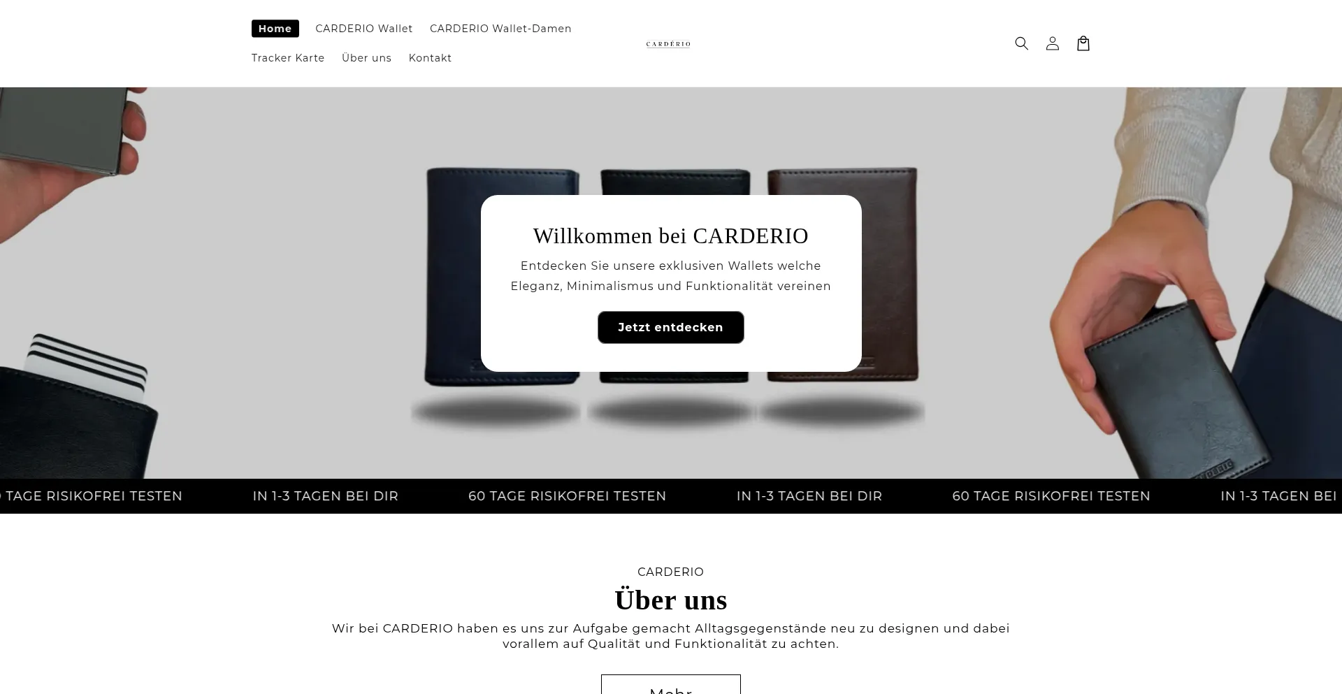 Carderio.de Screenshot