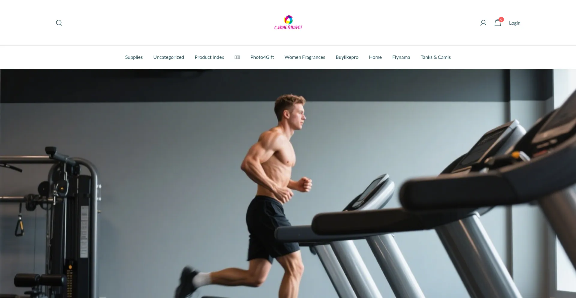 Website screenshot of Cardiofitdepot.com