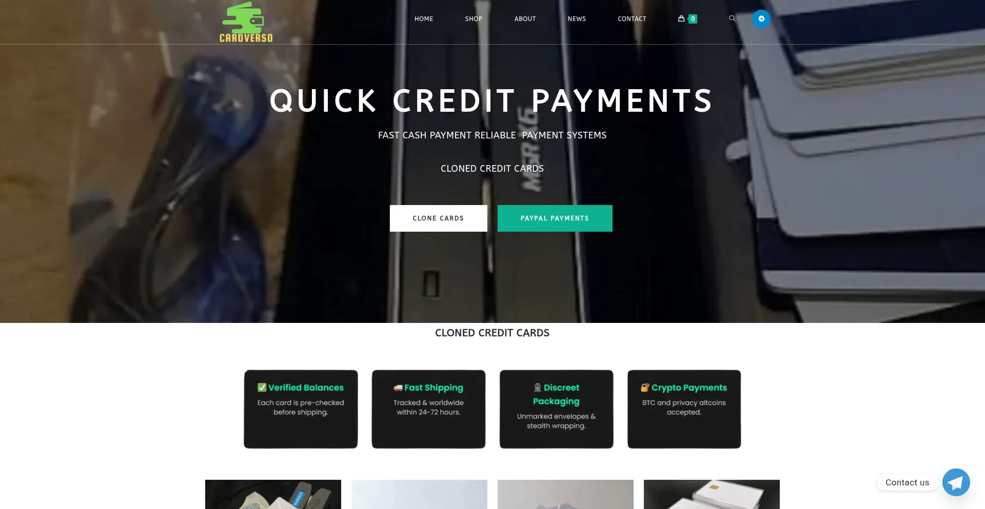 Cardverso.com Screenshot