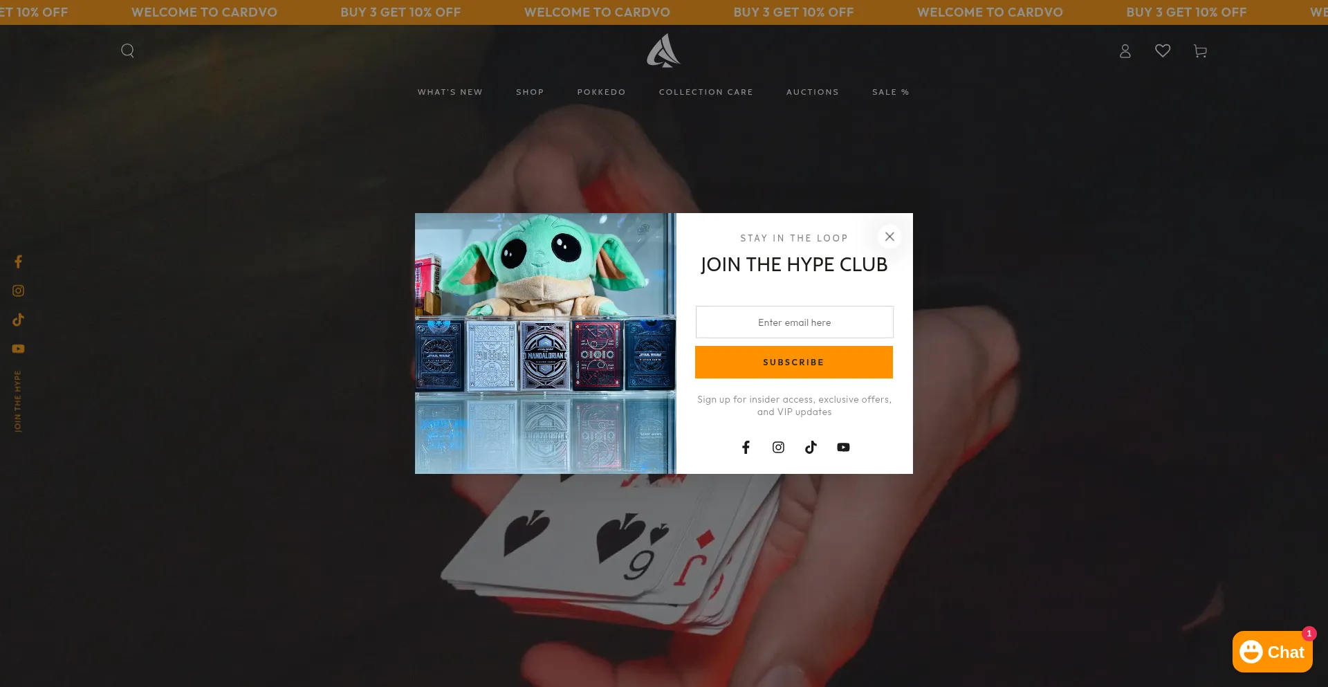 Cardvo.com Screenshot