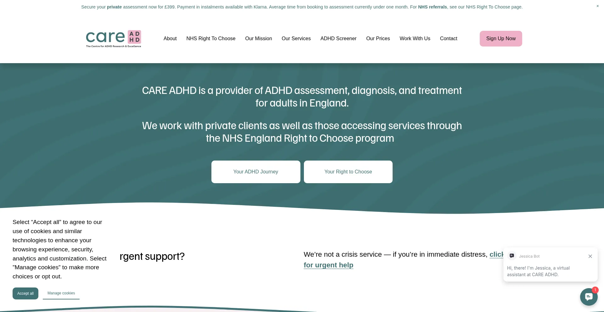 Careadhd.co.uk Screenshot