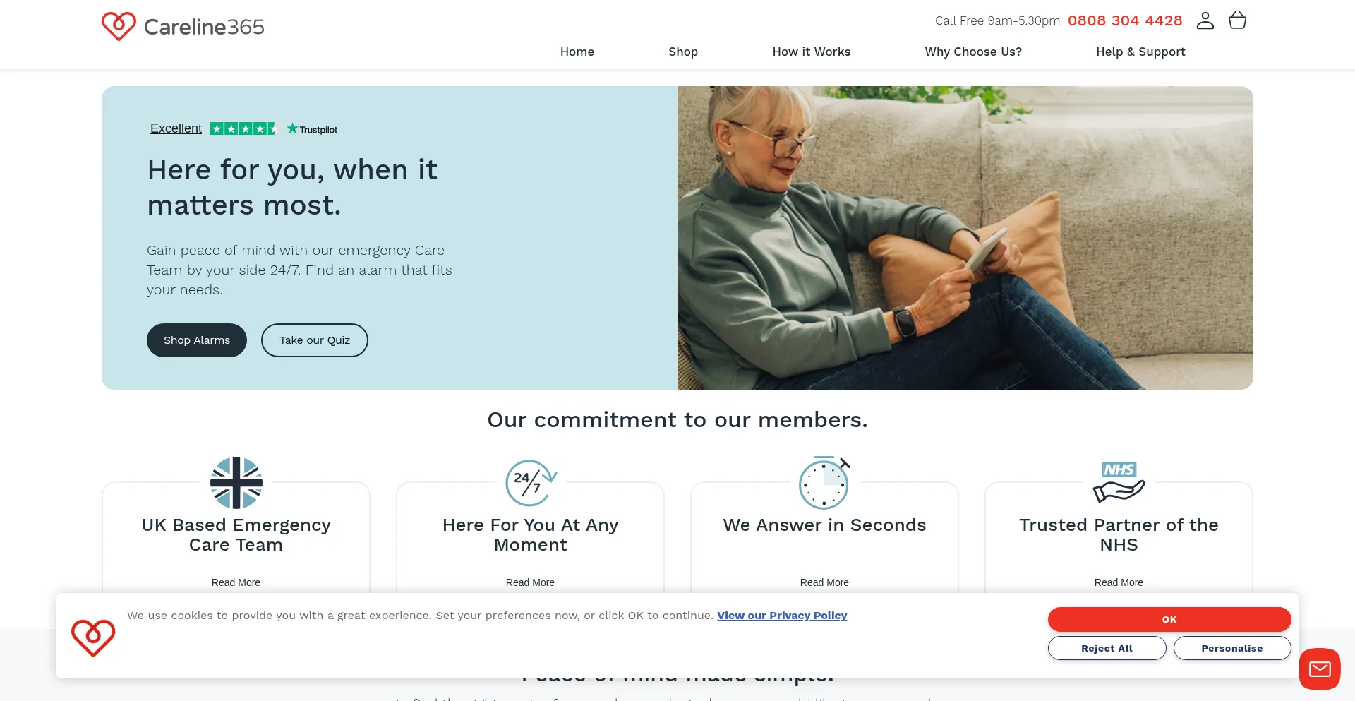 Careline.co.uk Screenshot