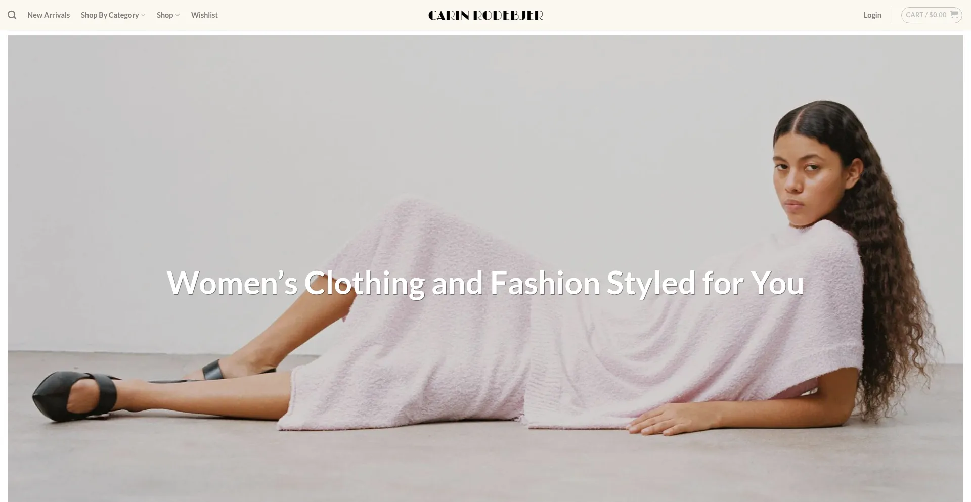 Website screenshot of Carinrodebjer.com