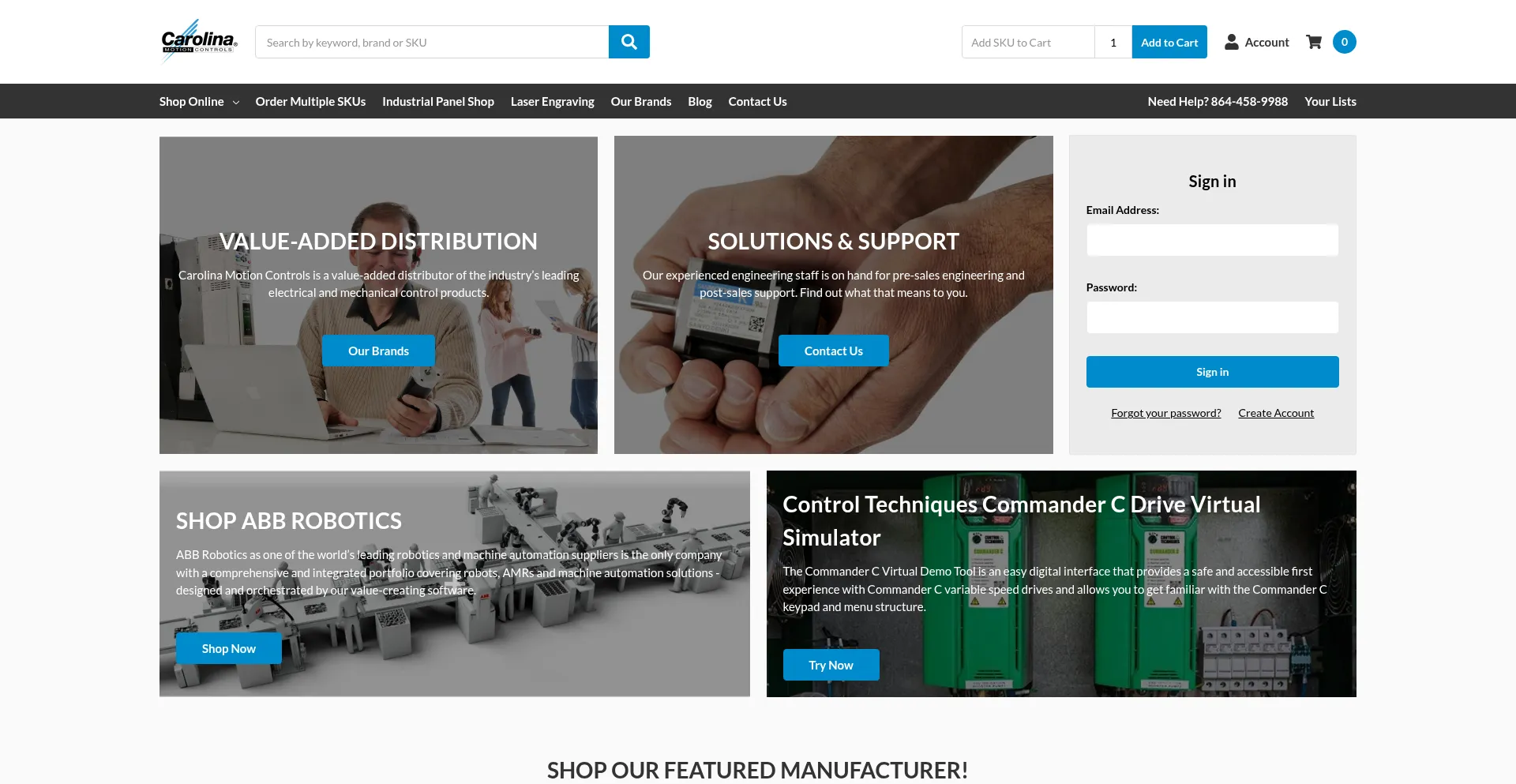 Carolinamotioncontrols.com