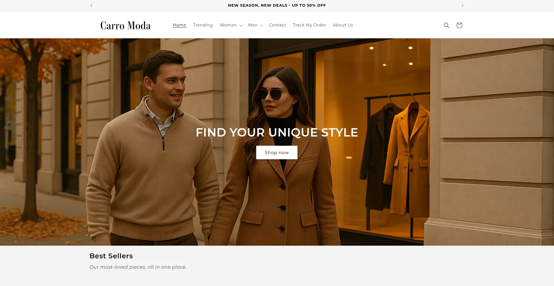Carromoda.co.uk Screenshot