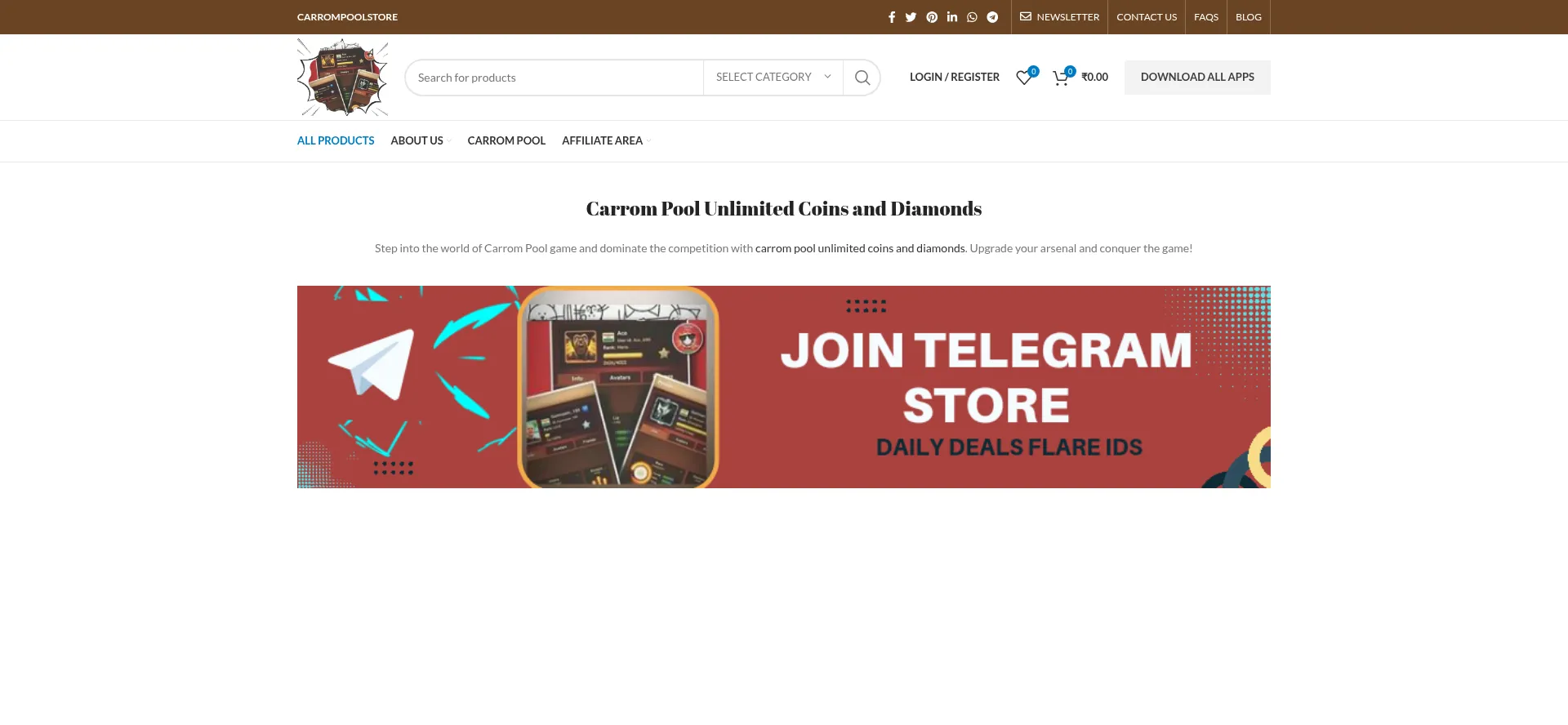 Carrompoolstore.com
