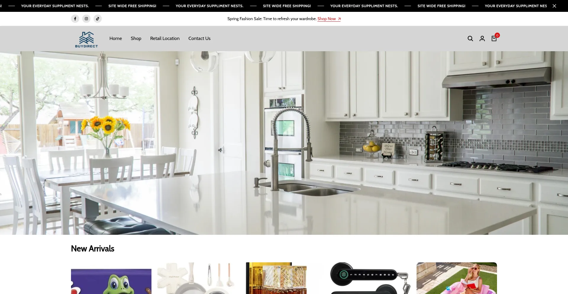 Website screenshot of Cartnetwork.shop