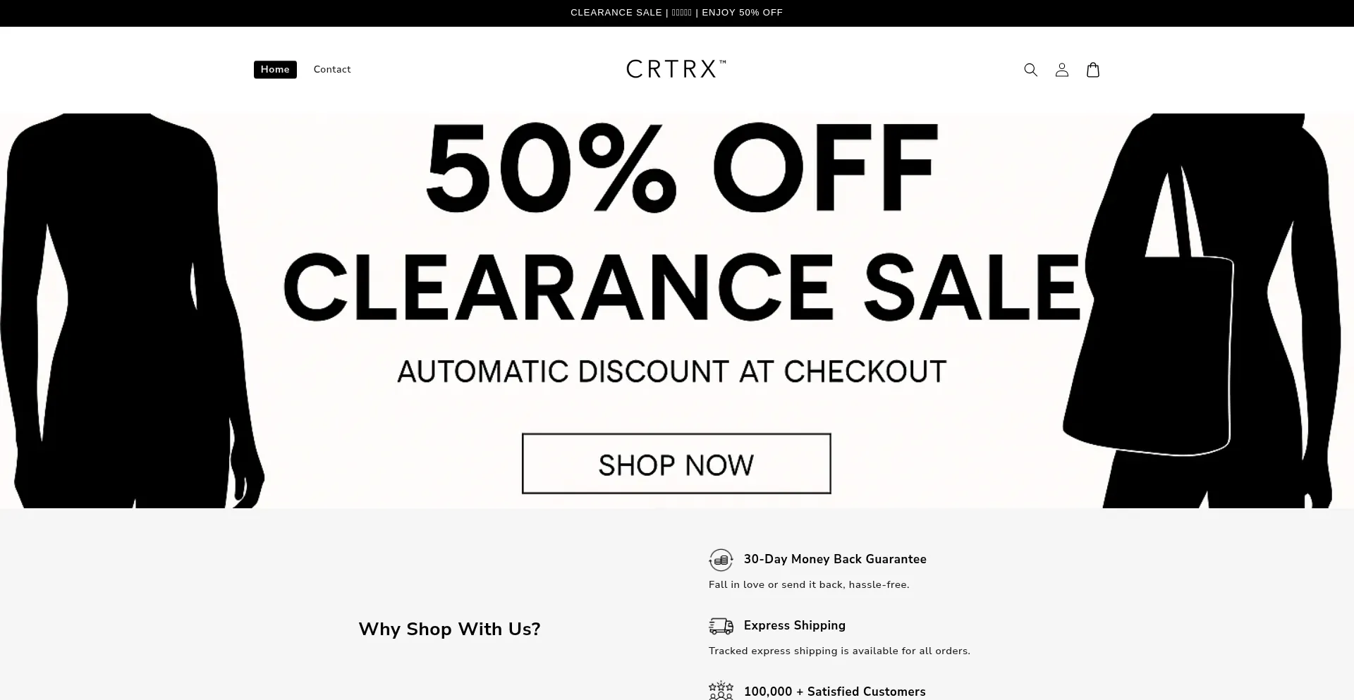 Website screenshot of Cartrex.shop