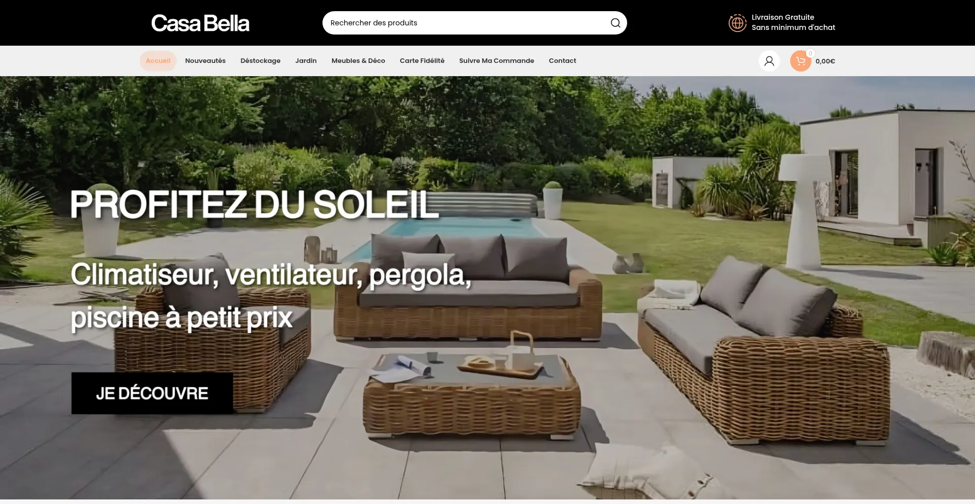 Website screenshot of Casabella-fr.com