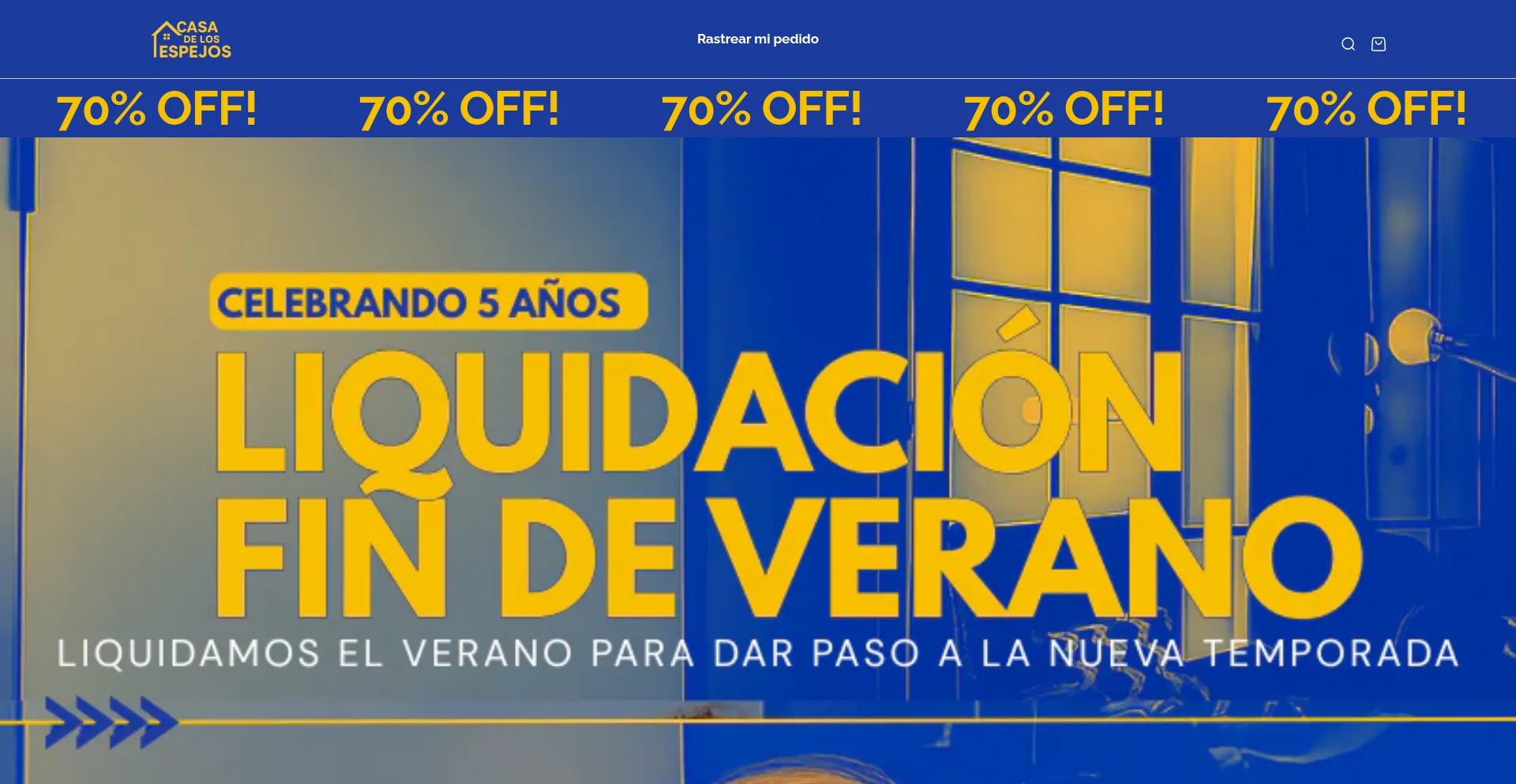 Casadelosespejos.es Screenshot