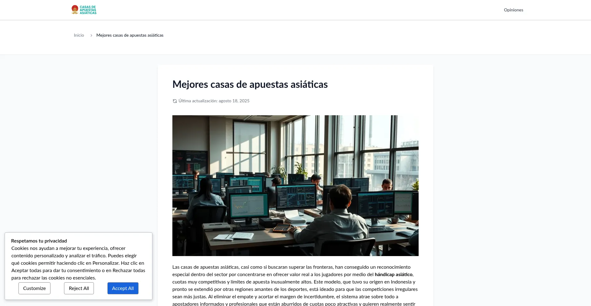 Casasdeapuestasasiaticas.com Screenshot