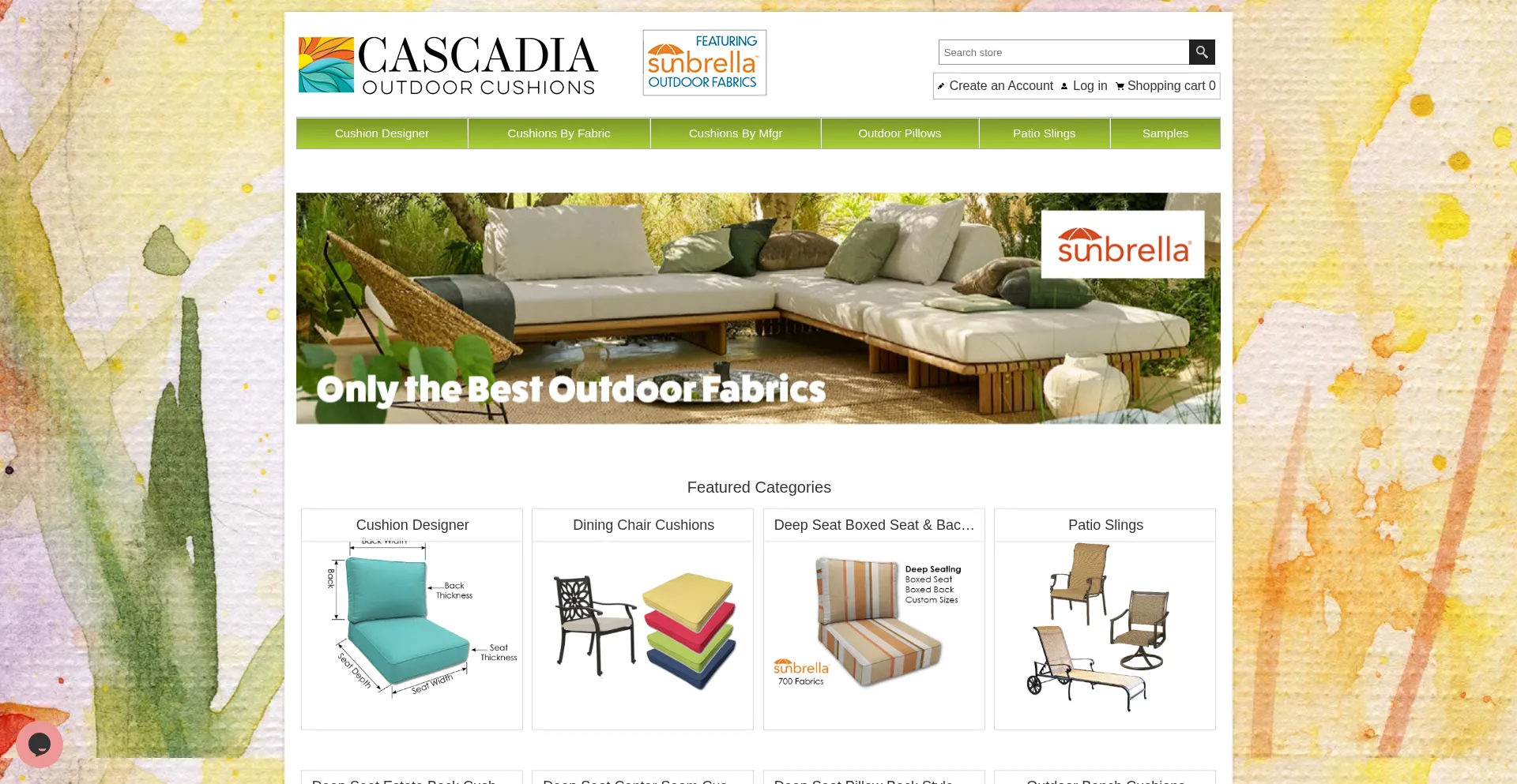 Cascadiaoutdoorcushions.com Screenshot