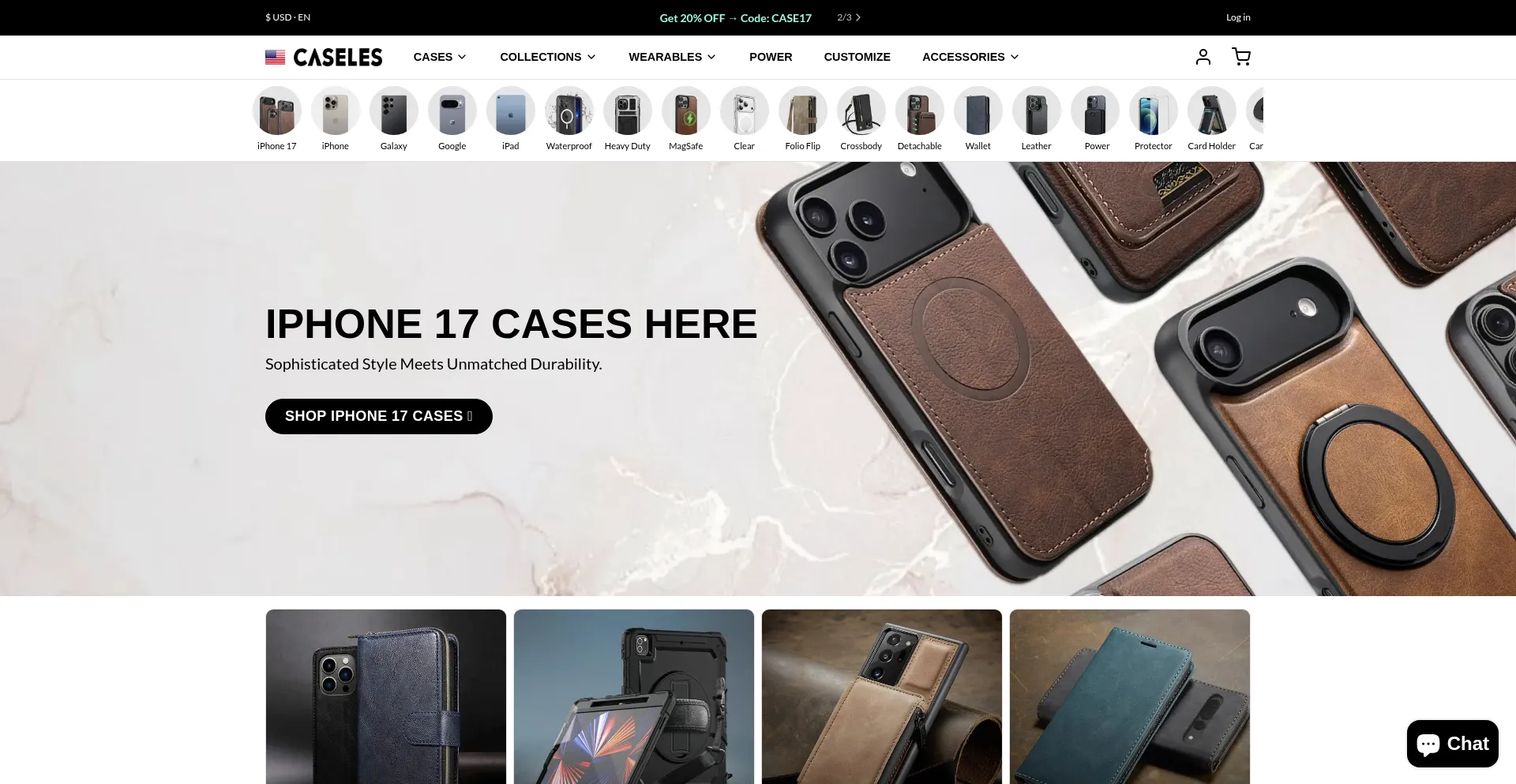 Caseles.com Screenshot