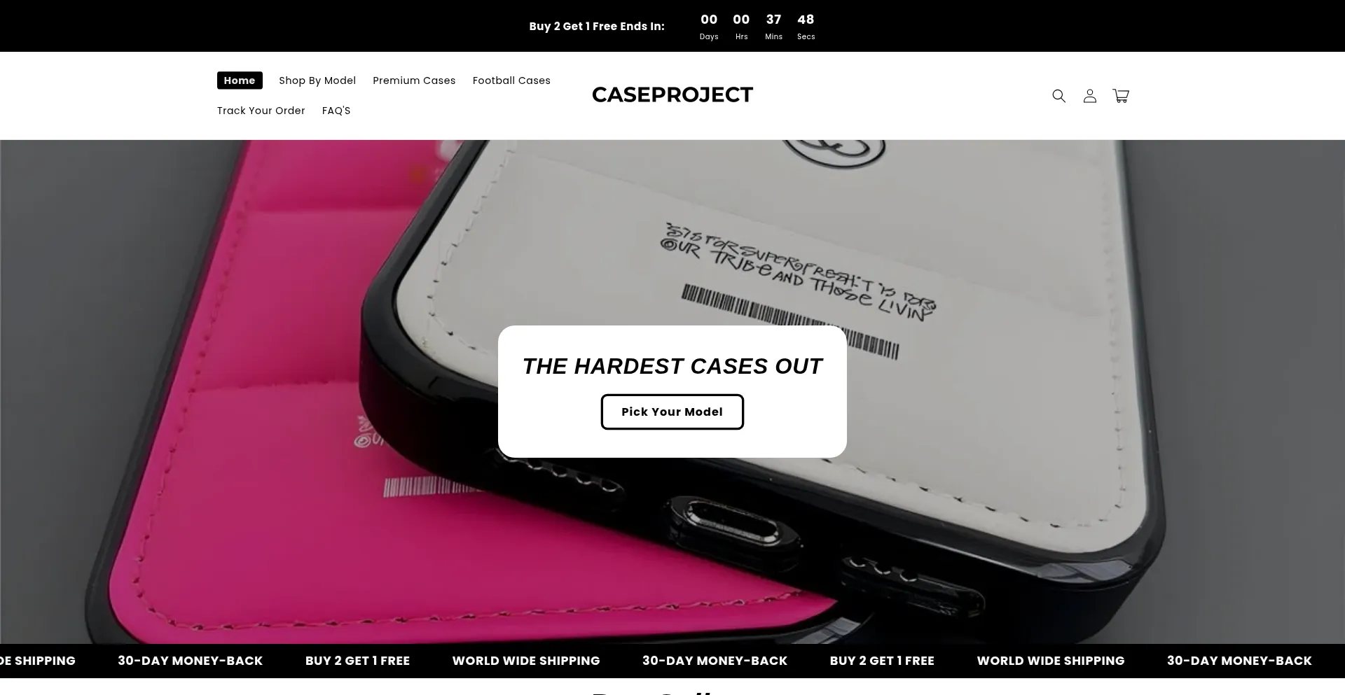 Caseproject.store Screenshot