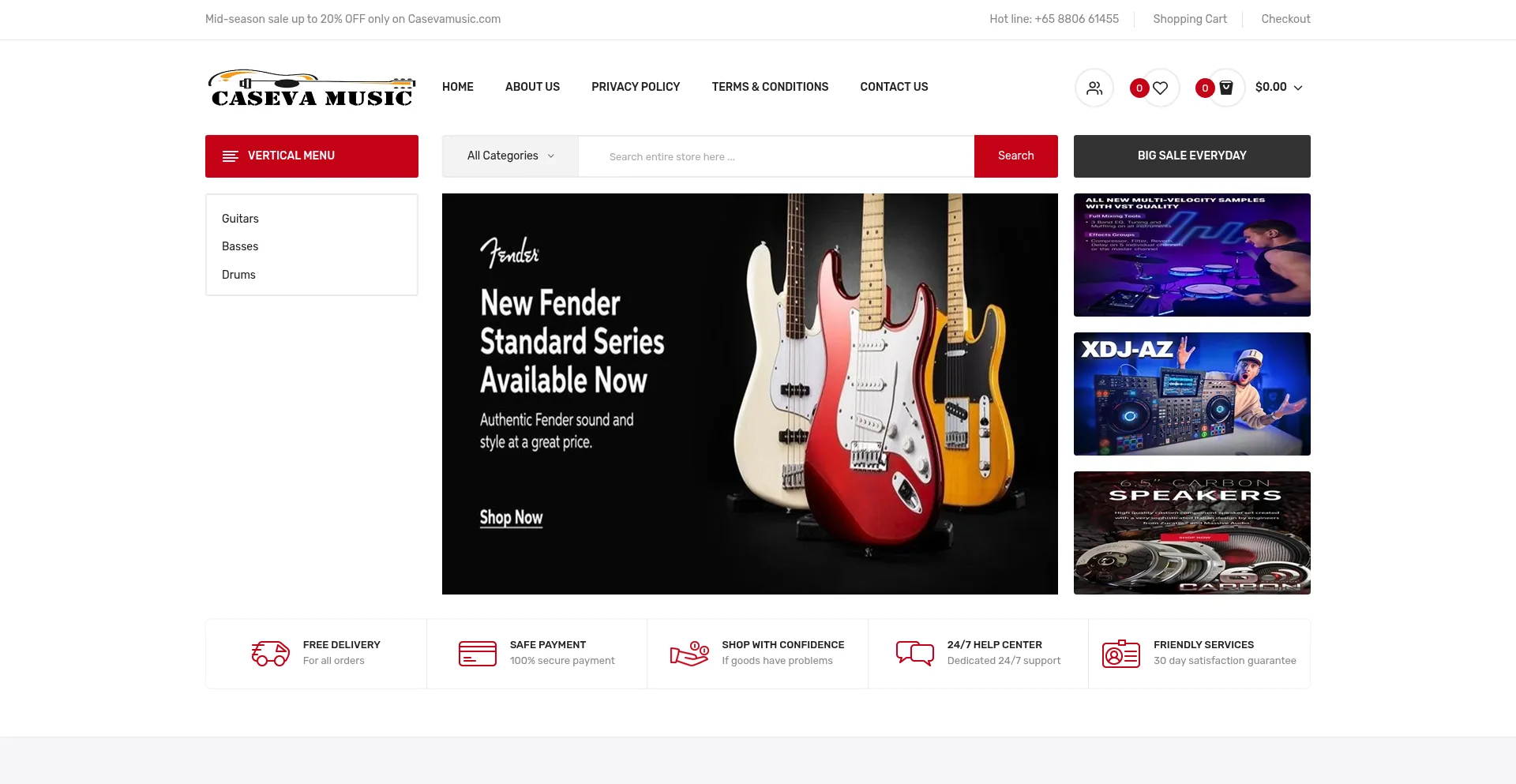 Casevamusic.com Screenshot
