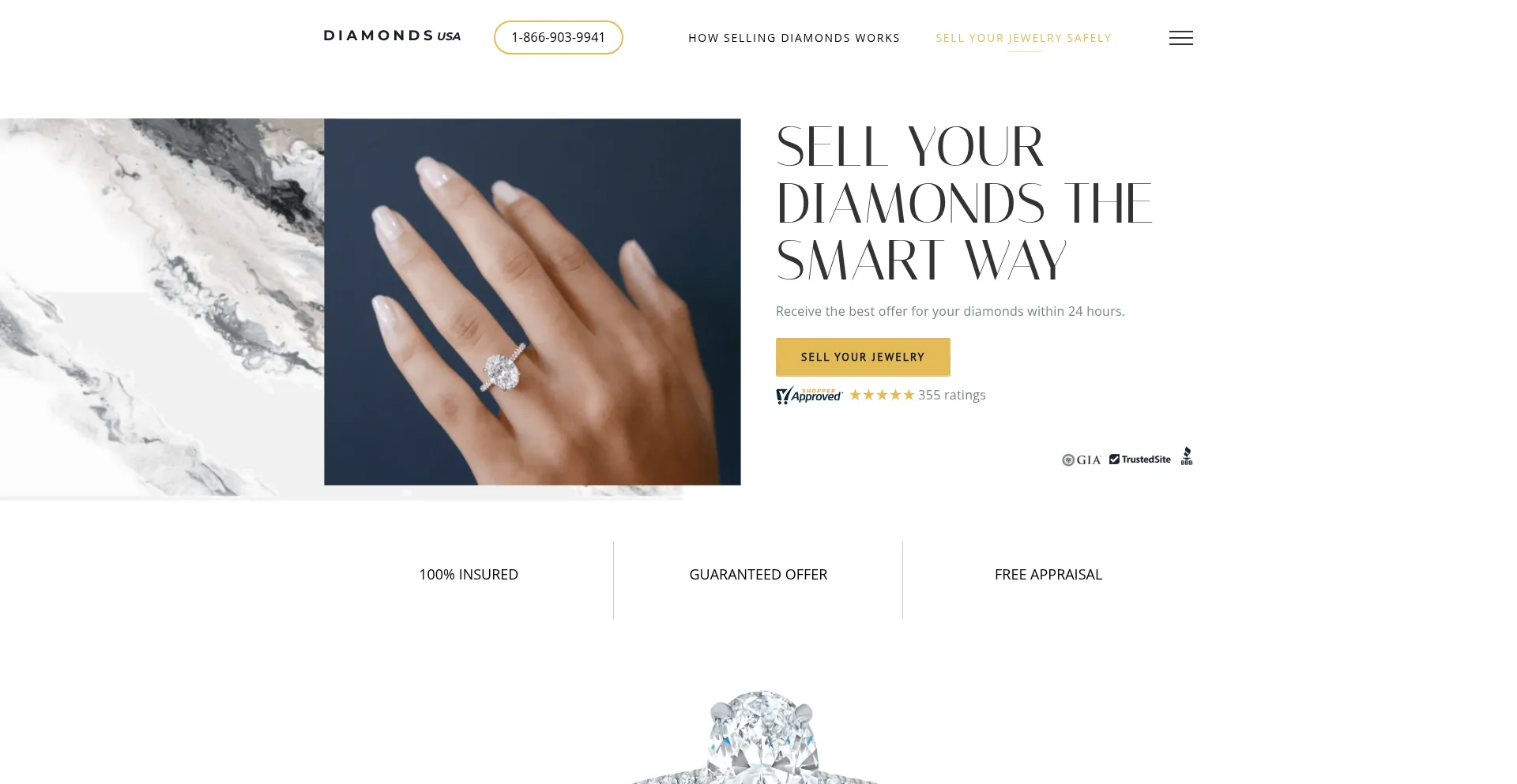 Cashfordiamondsusa.com Screenshot
